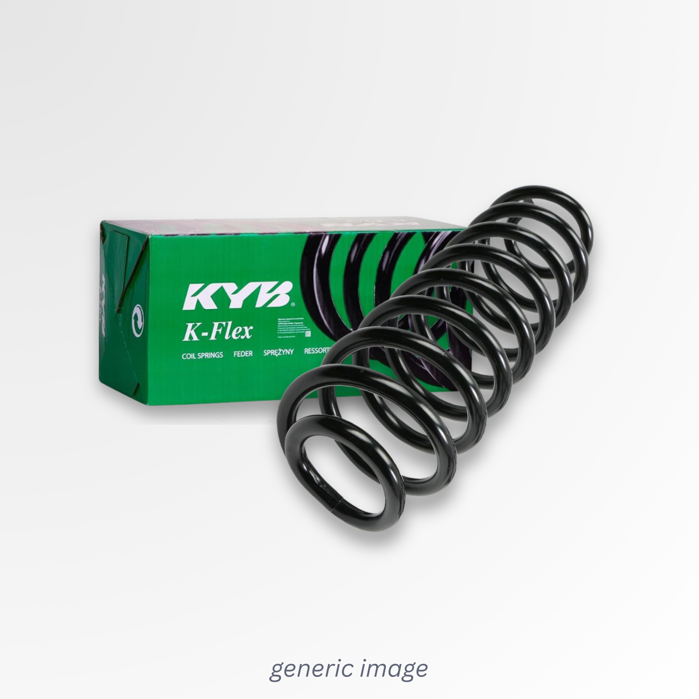 KYB Rear Suspension Coil Spring fits Mitsubishi Outlander III 2012-2022 2.0 2.2