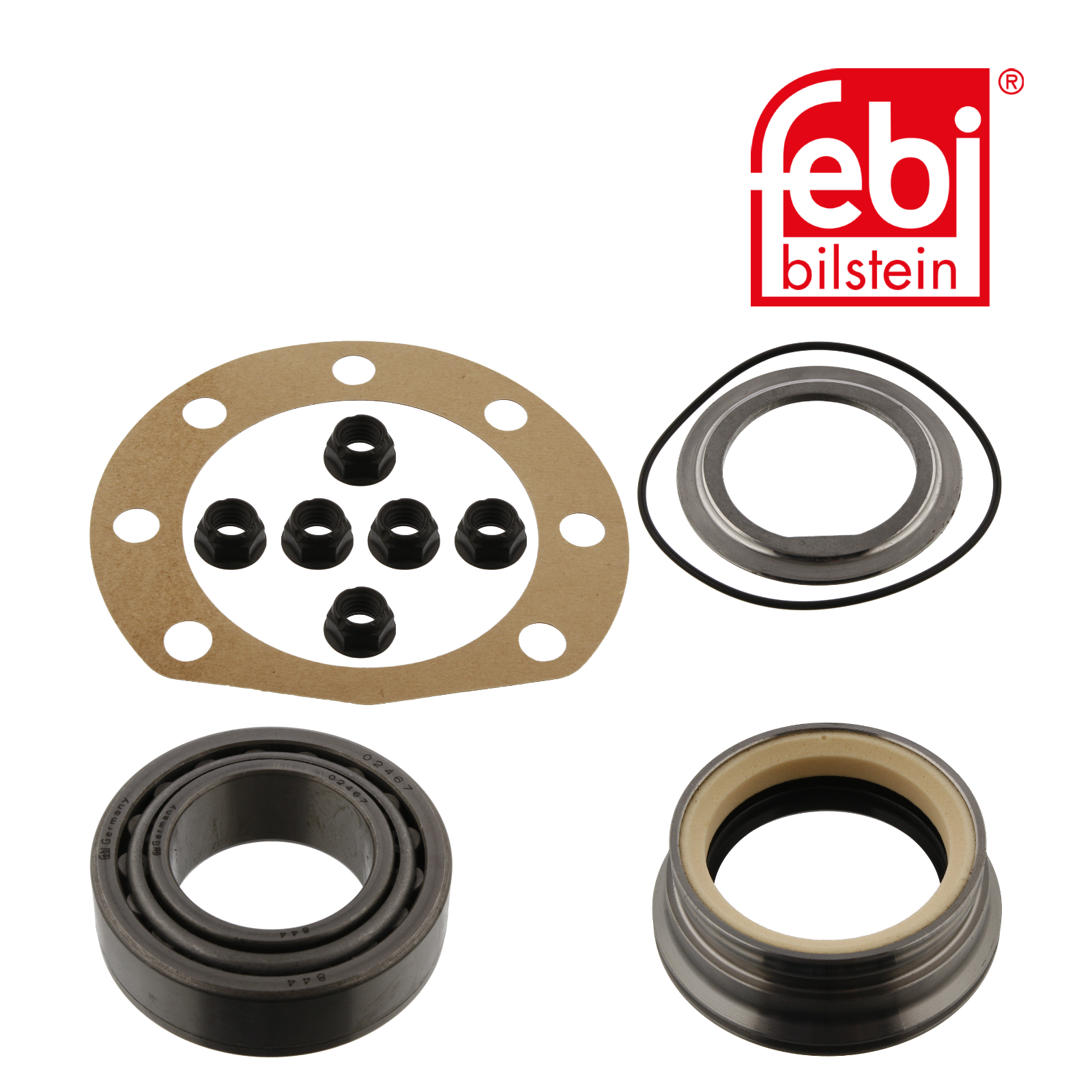 Febi Wheel Bearing Kit Rear Right 80mm 01063
