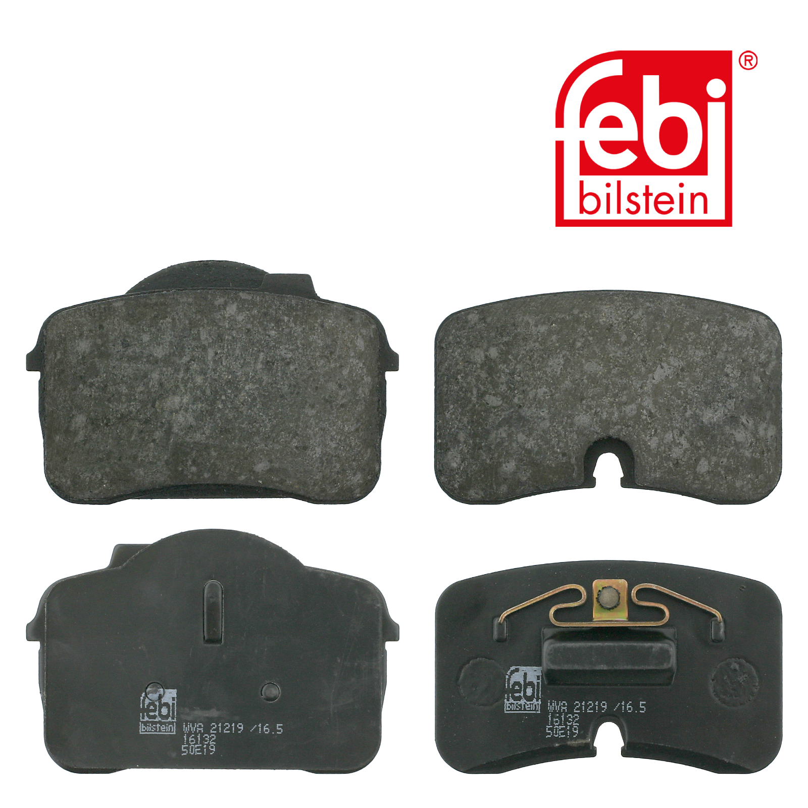 Febi Front Brake Pad Set 16132