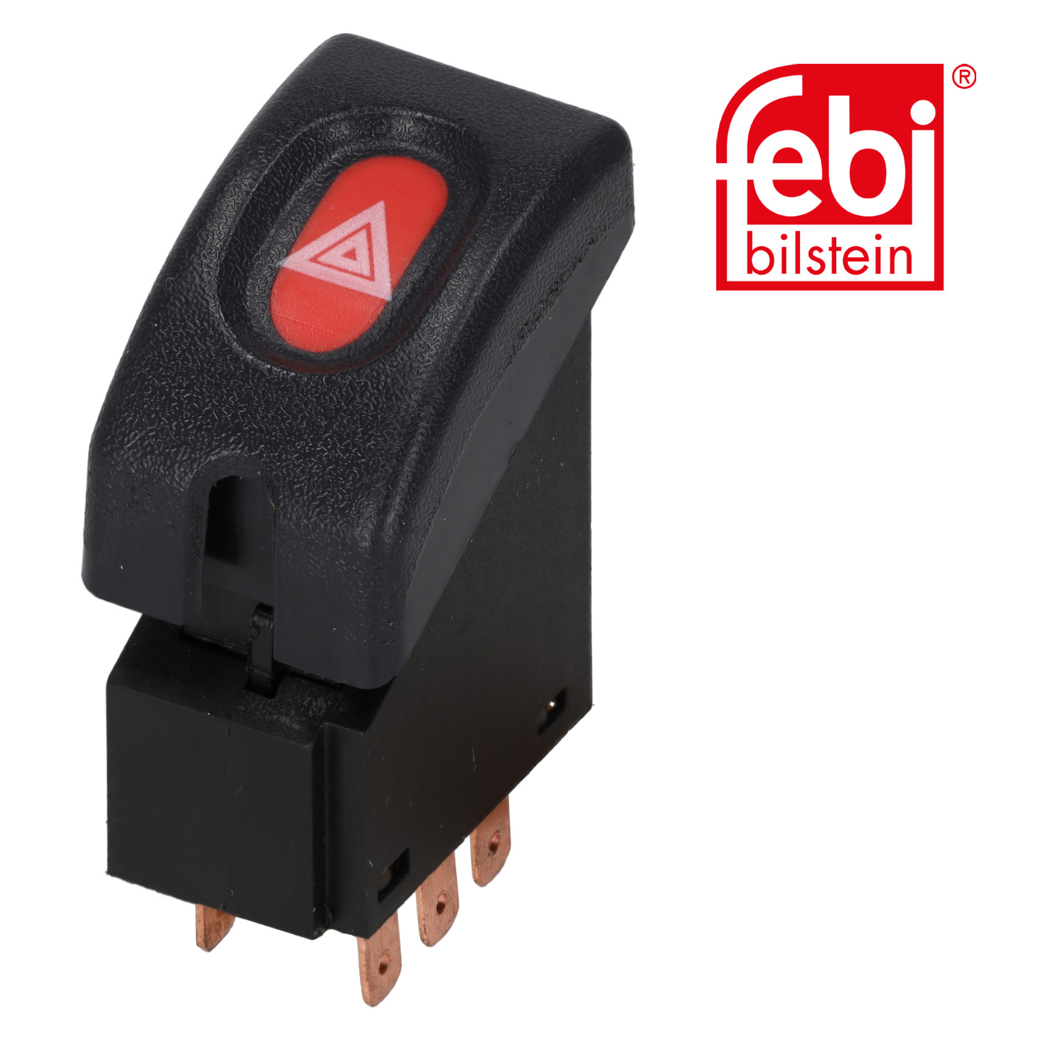 Febi Hazard Warning Light Switch 7 Connectors Plastic 01566