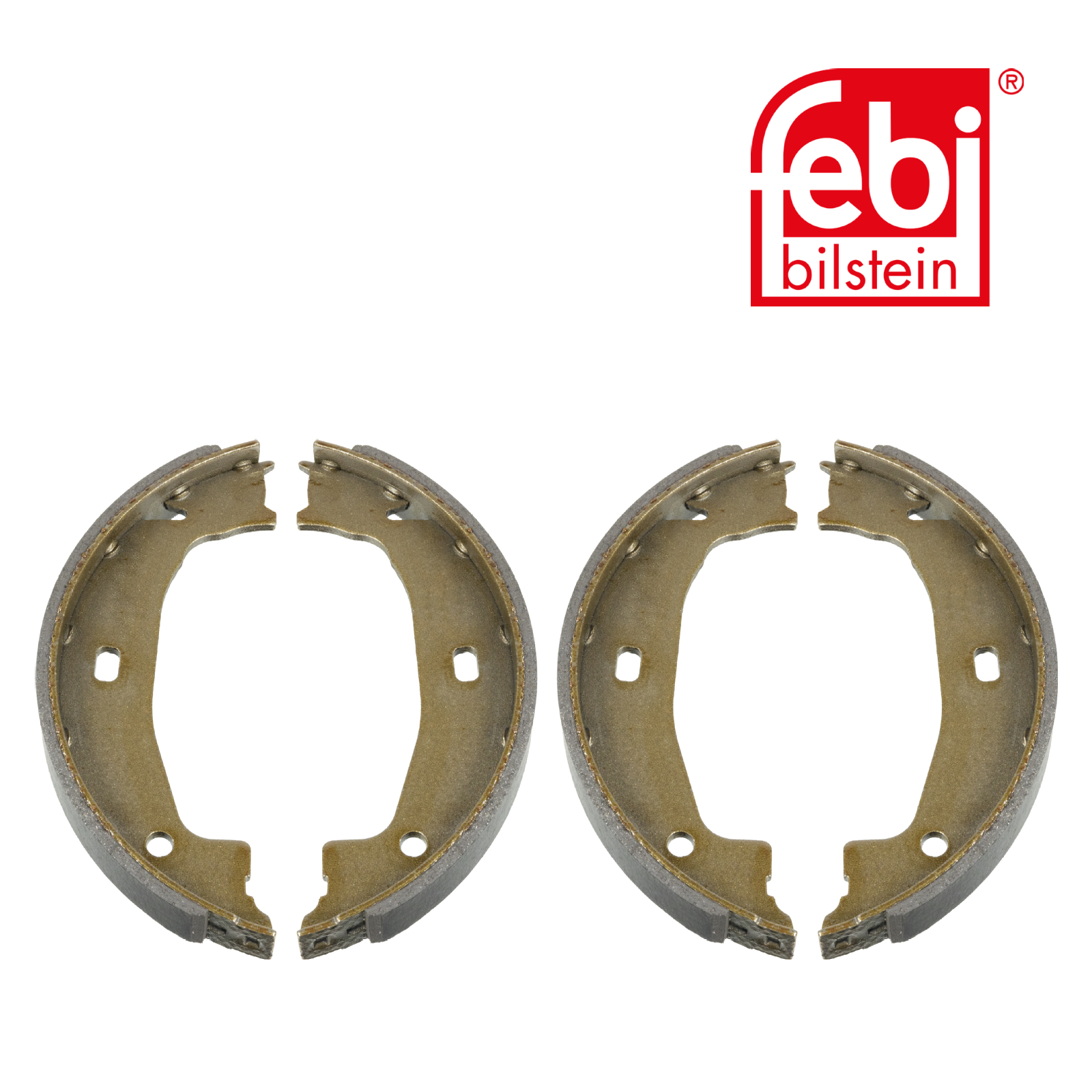 Febi Parking Brake Shoe Set Rear 18536