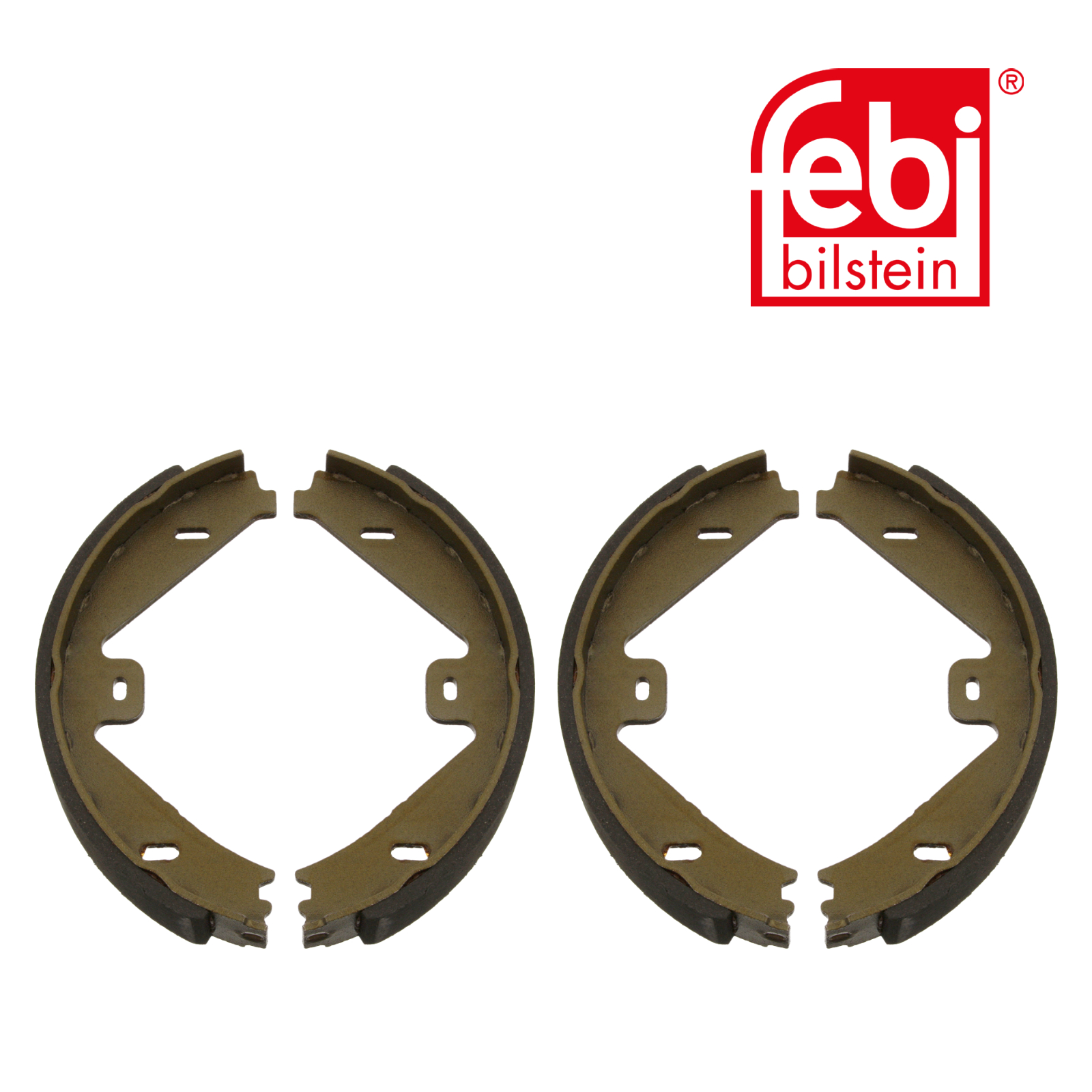 Febi Brake Shoe Set Axle Kit Rear 39716