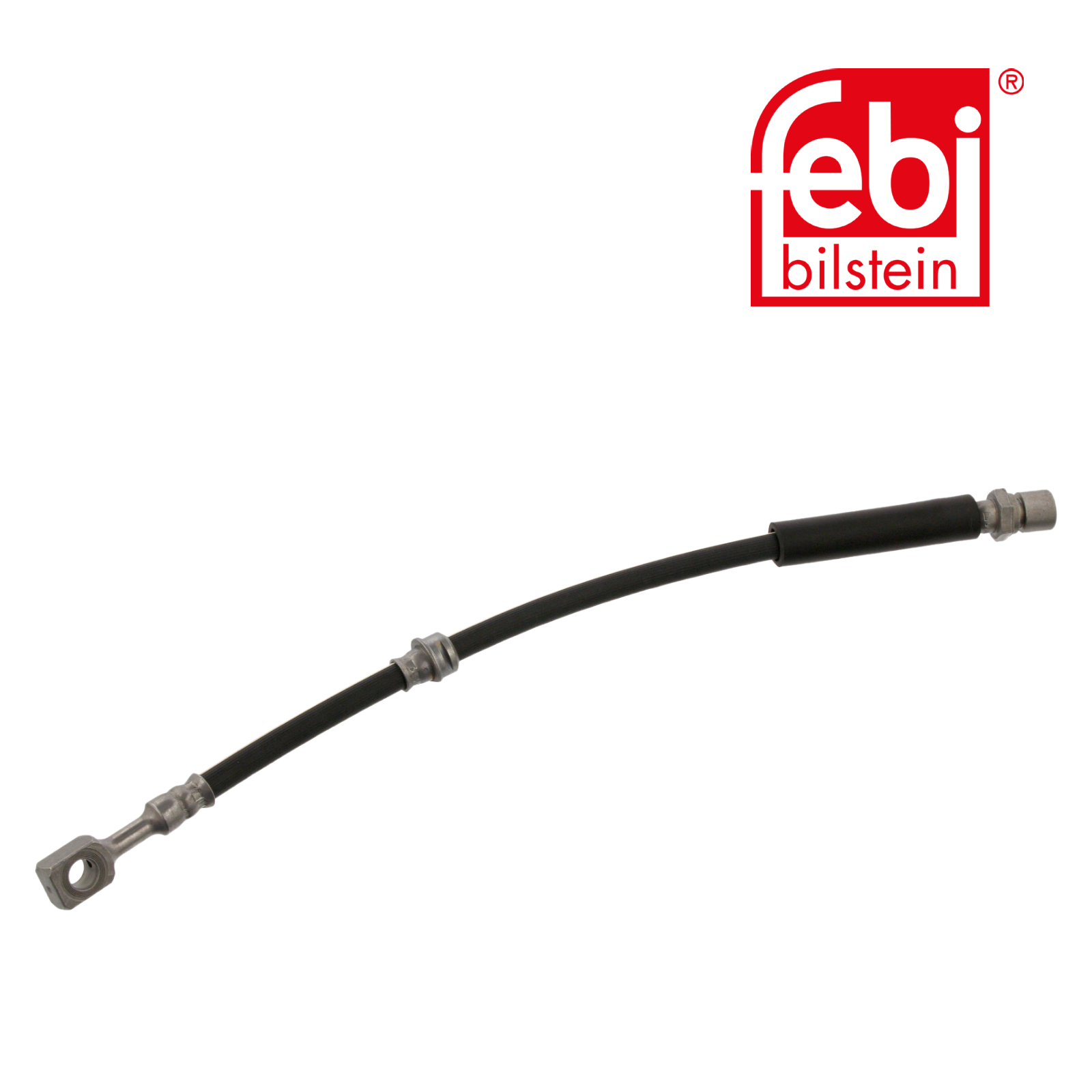 Febi Brake Hydraulic Hose Line Front Right 02493