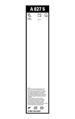 Bosch Aerotwin Wiper Blade Set 700mm + 300mm — A827S fits Mitsubishi Colt VII