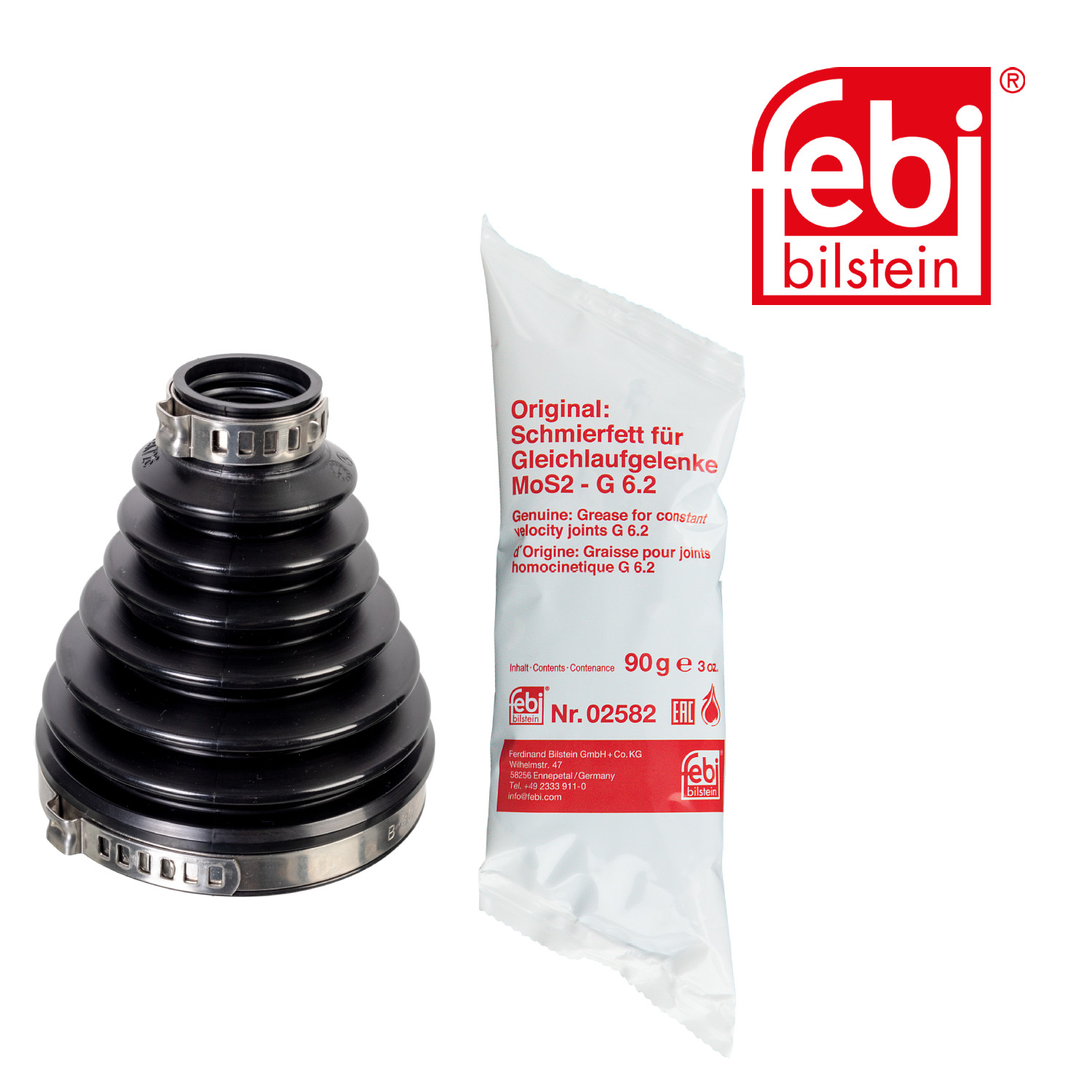Febi Drive Shaft Bellow Kit Front Right Thermoplastic 175453