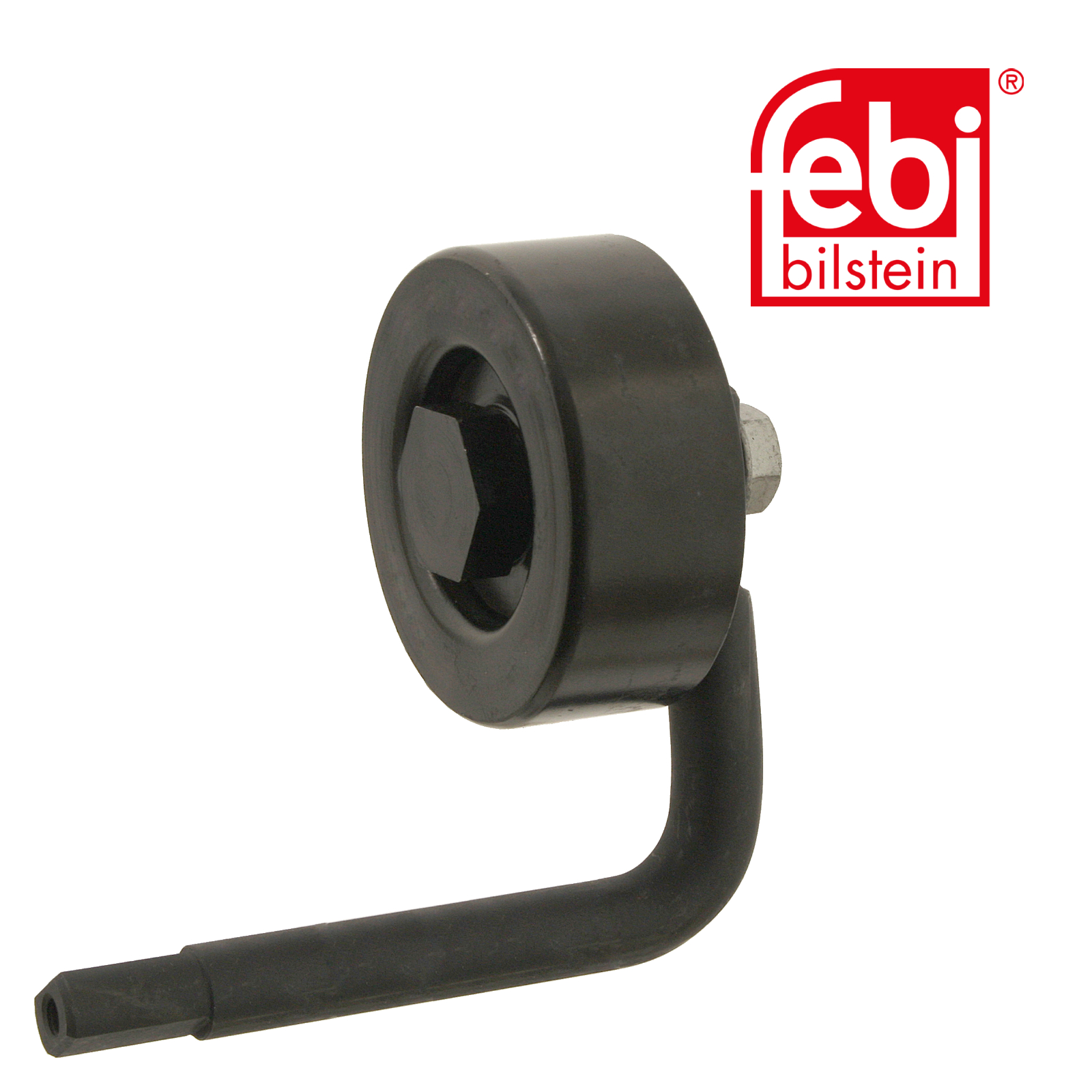 Febi V-Ribbed Belt Tensioner Pulley 70mm OD Wide Metal 30118