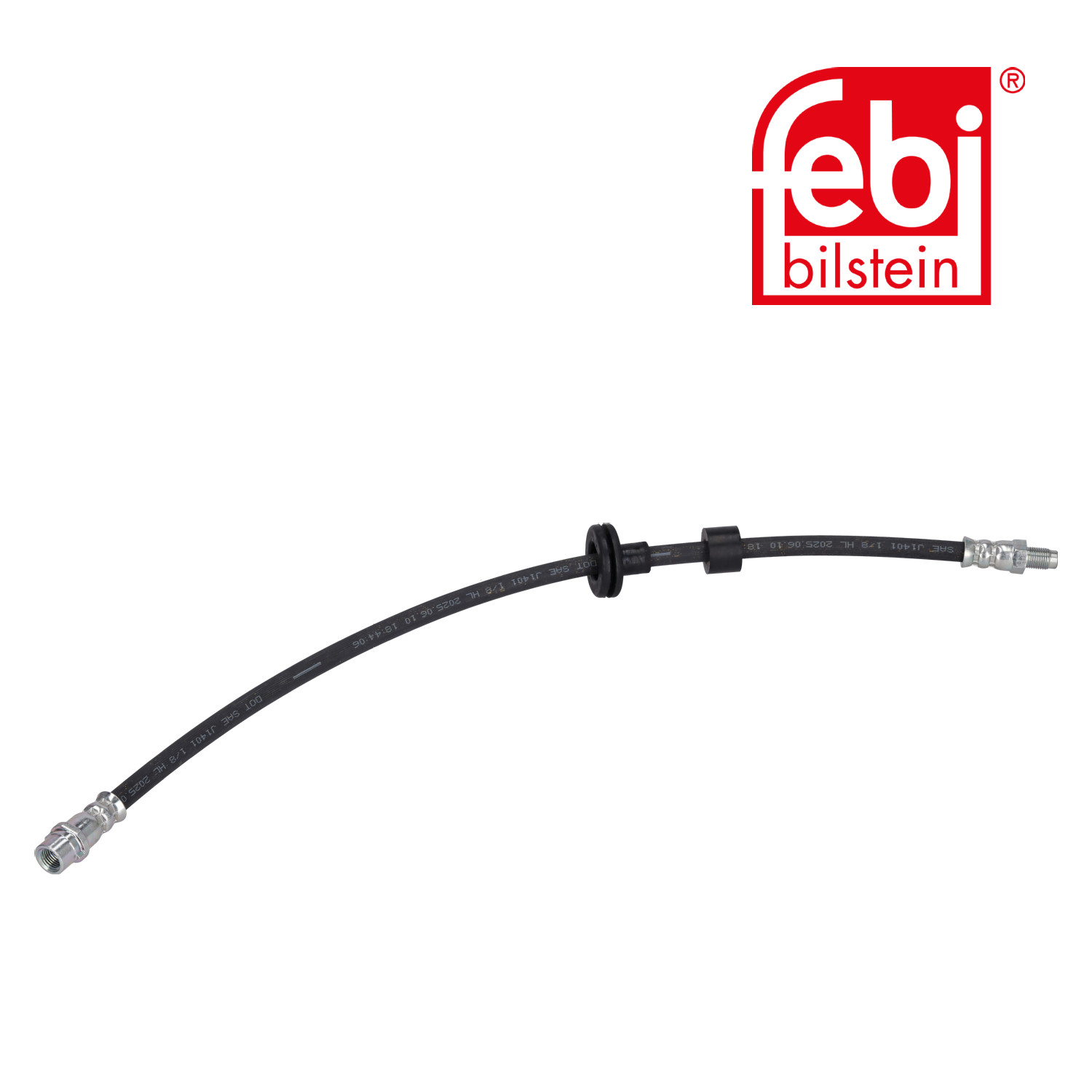 Febi Brake Hydraulic Hose Line Front Right 01497