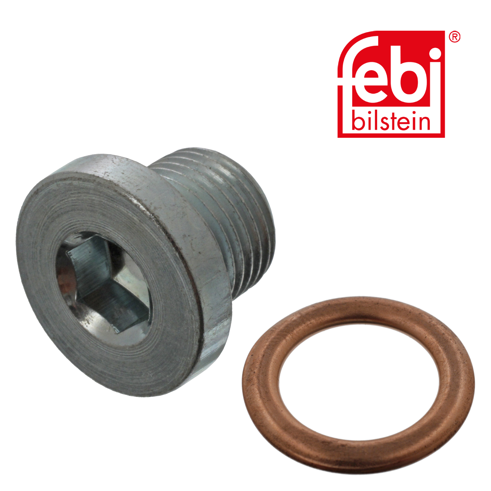 Febi Oil Sump Screw Plug Steel 45618
