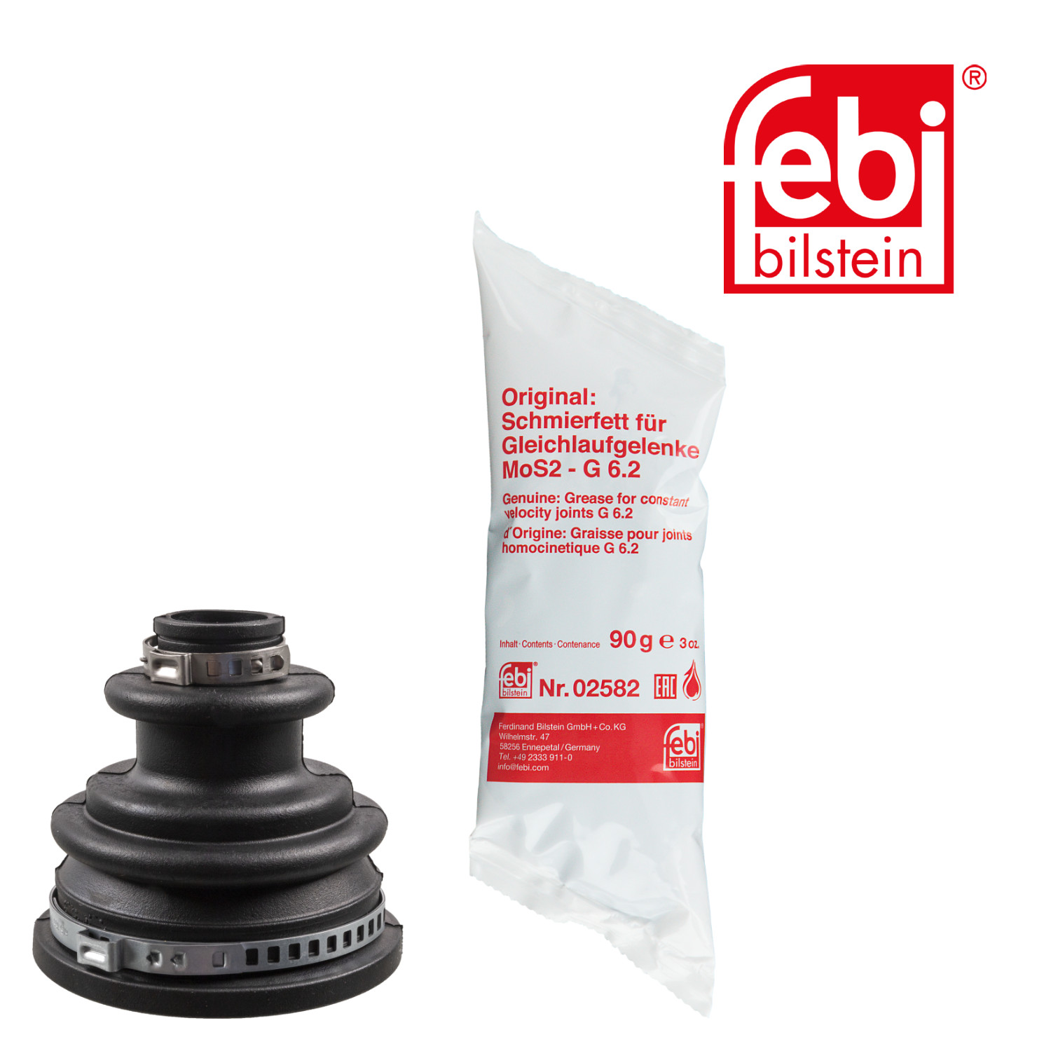 Febi Drive Shaft Bellow Kit Wheel Side Rubber 10400
