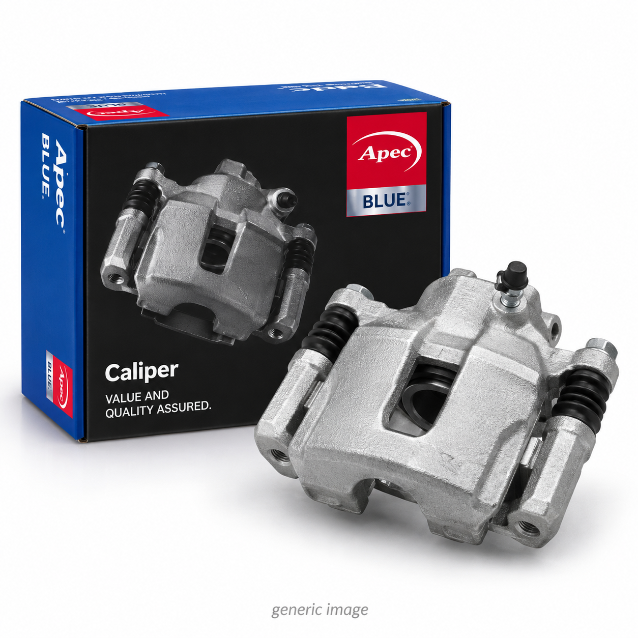 Apec Brake Caliper Assembly Front Left BCA1333E