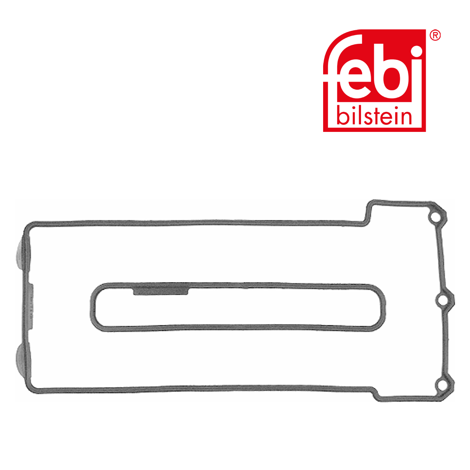 Febi Cylinder Head Cover Gasket Set Rubber 12396
