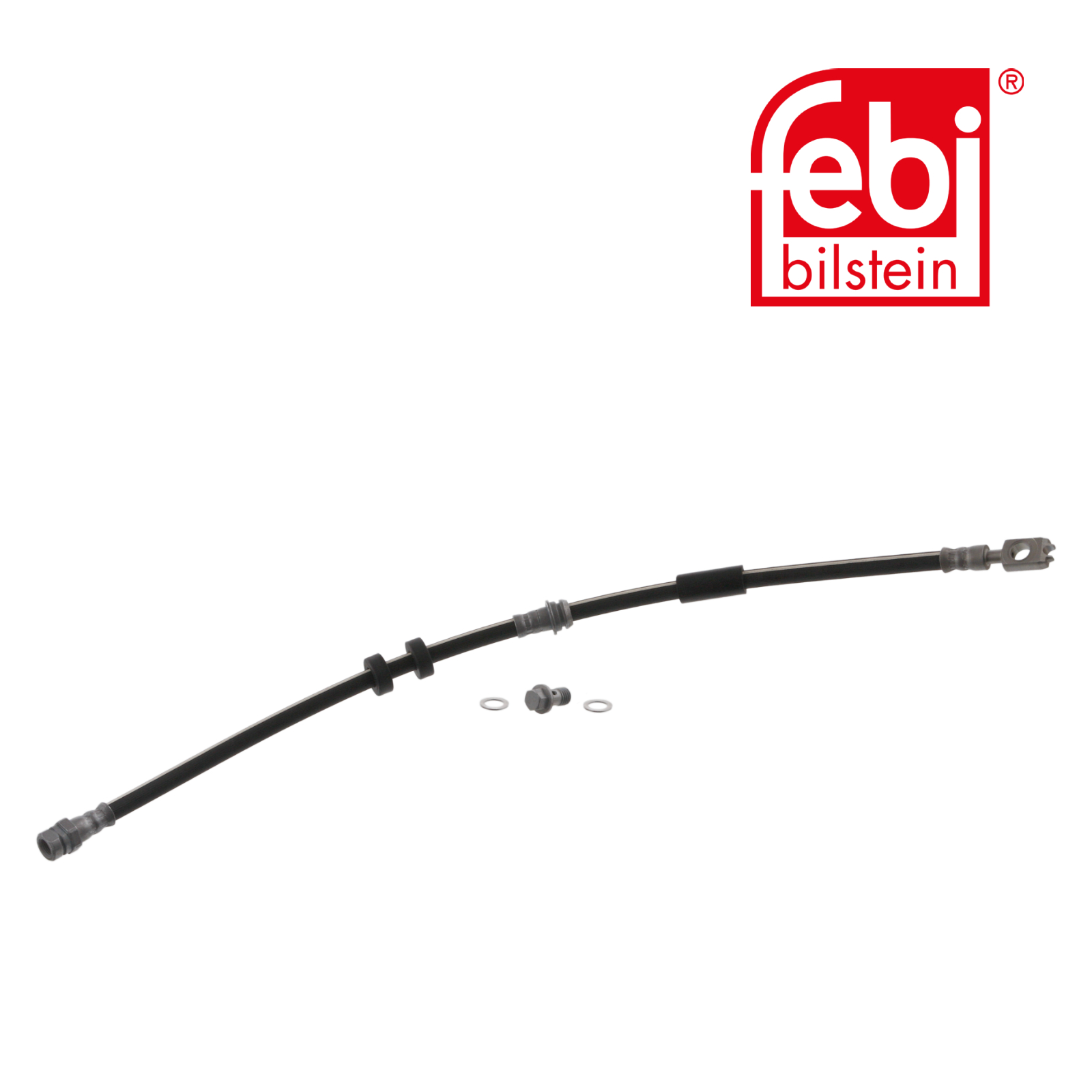 Febi Brake Hydraulic Hose Line Front Right 34054