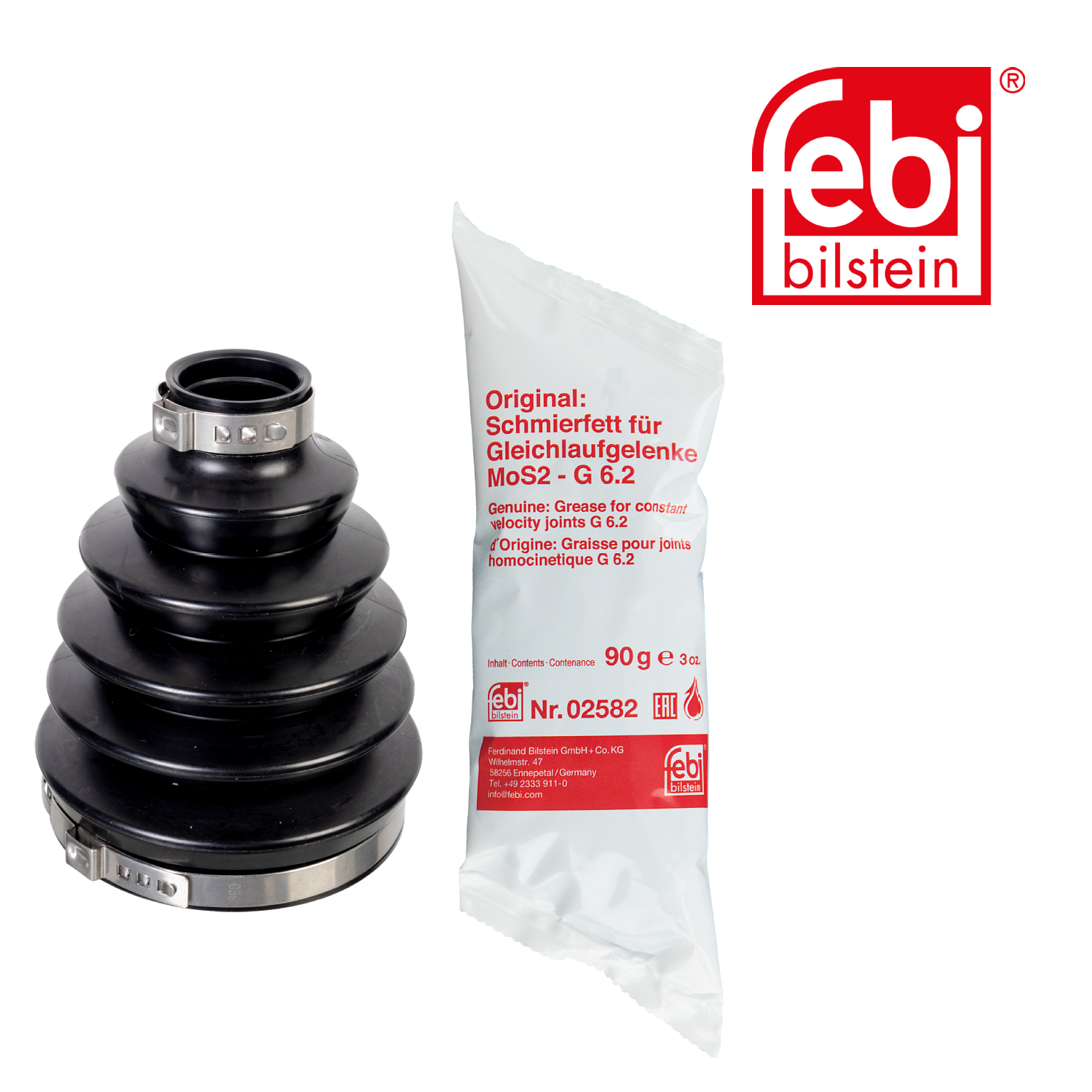 Febi Drive Shaft Bellow Kit Wheel Side Thermoplast 175515
