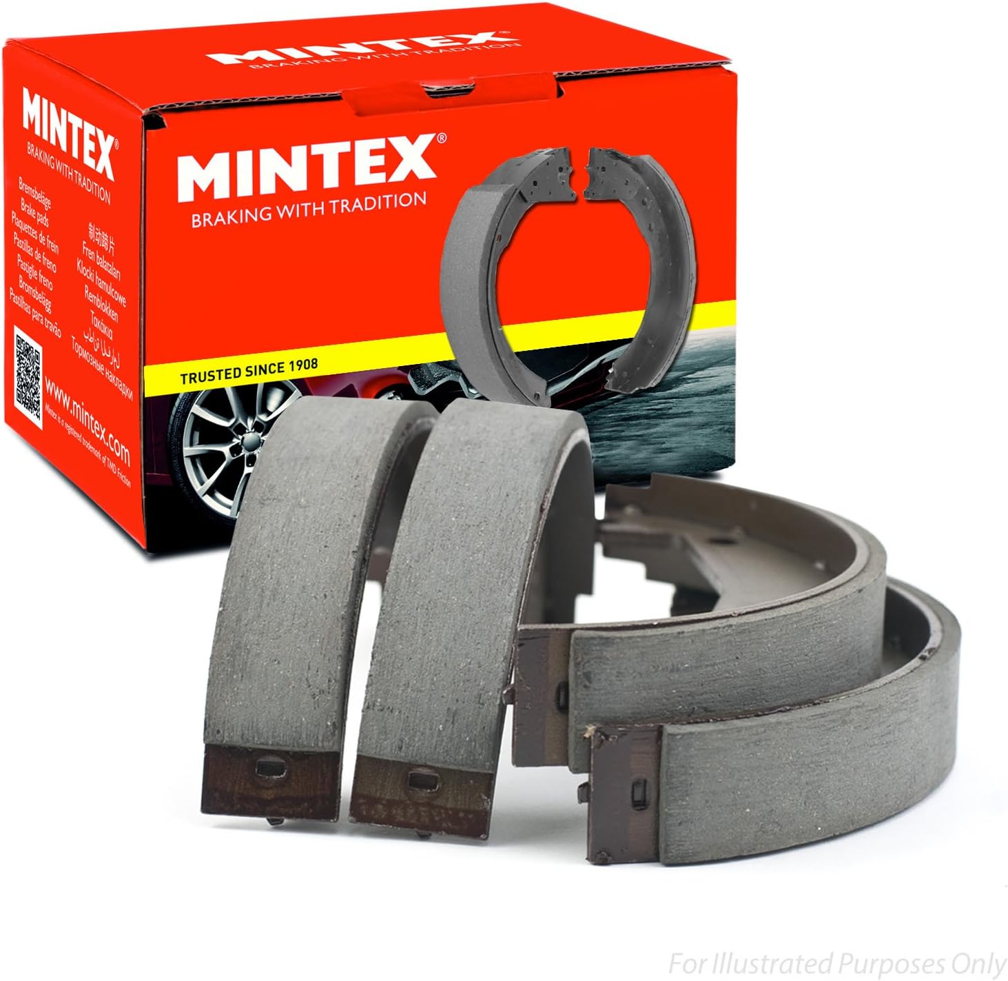 Mintex Brake Shoe Set Axle Kit fits Suzuki X-90 1995-1997 1.6