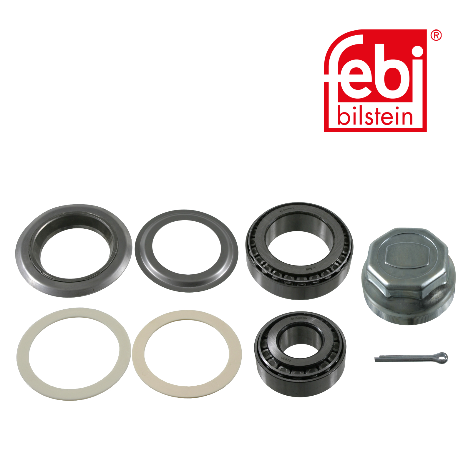 Febi Wheel Bearing Kit Rear Right 110mm 07406