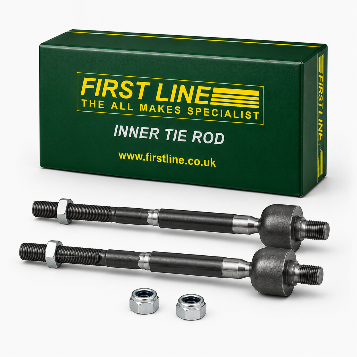 First Line 2 x Inner Tie Rods fits Kia Carens III 2006-2013 1.6 2.0