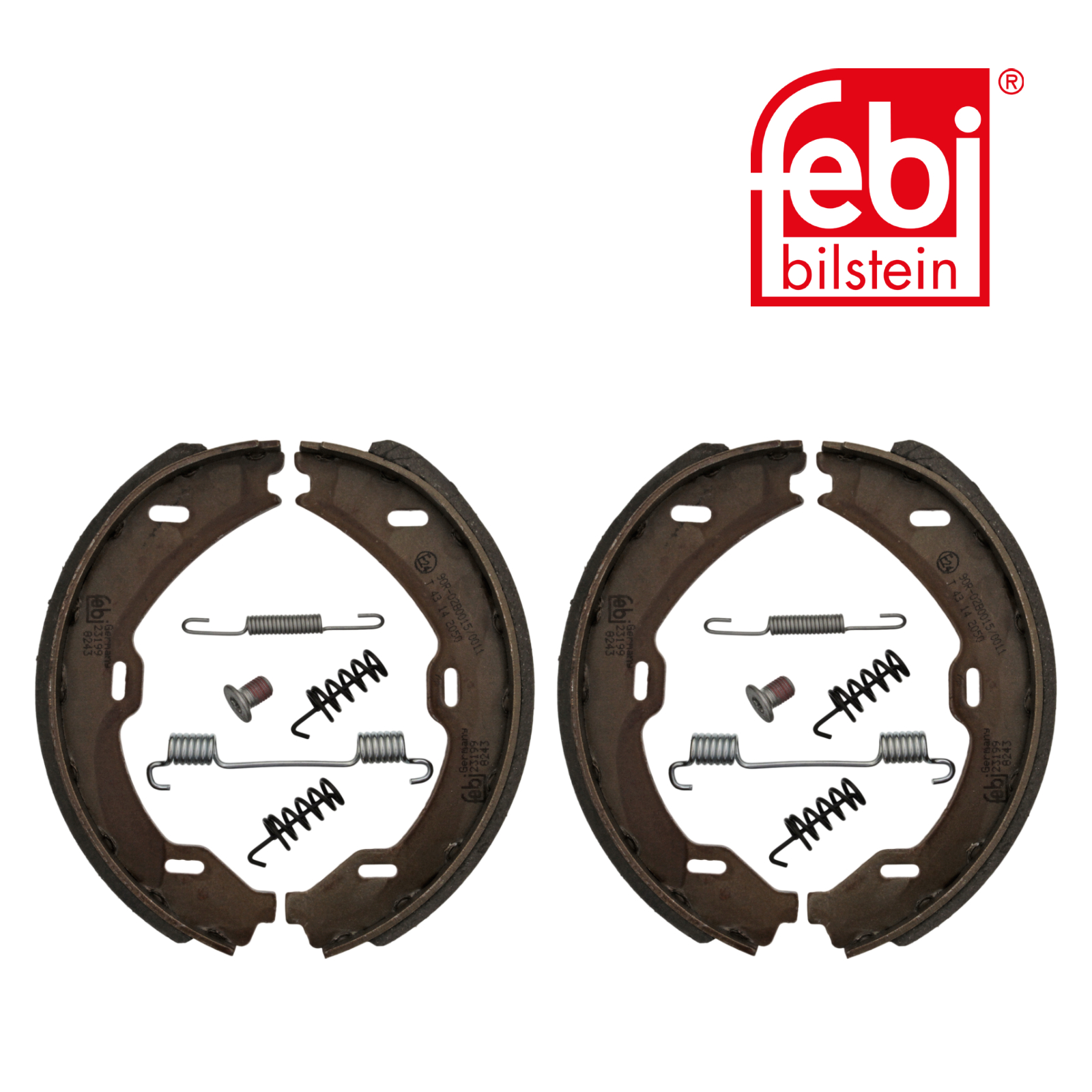 Febi Parking Brake Shoe Set Rear 23199