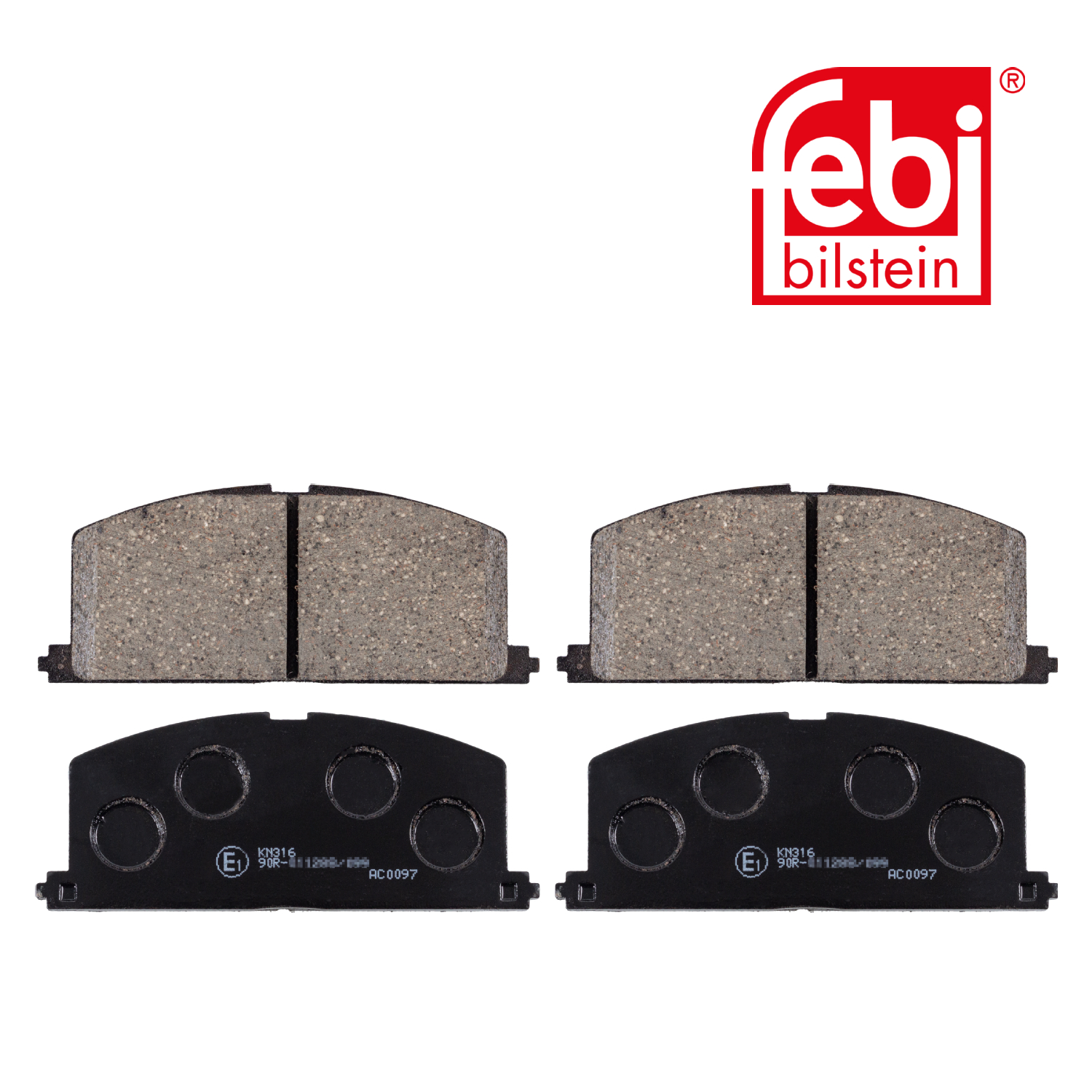 Febi Front Brake Pad Set 16581