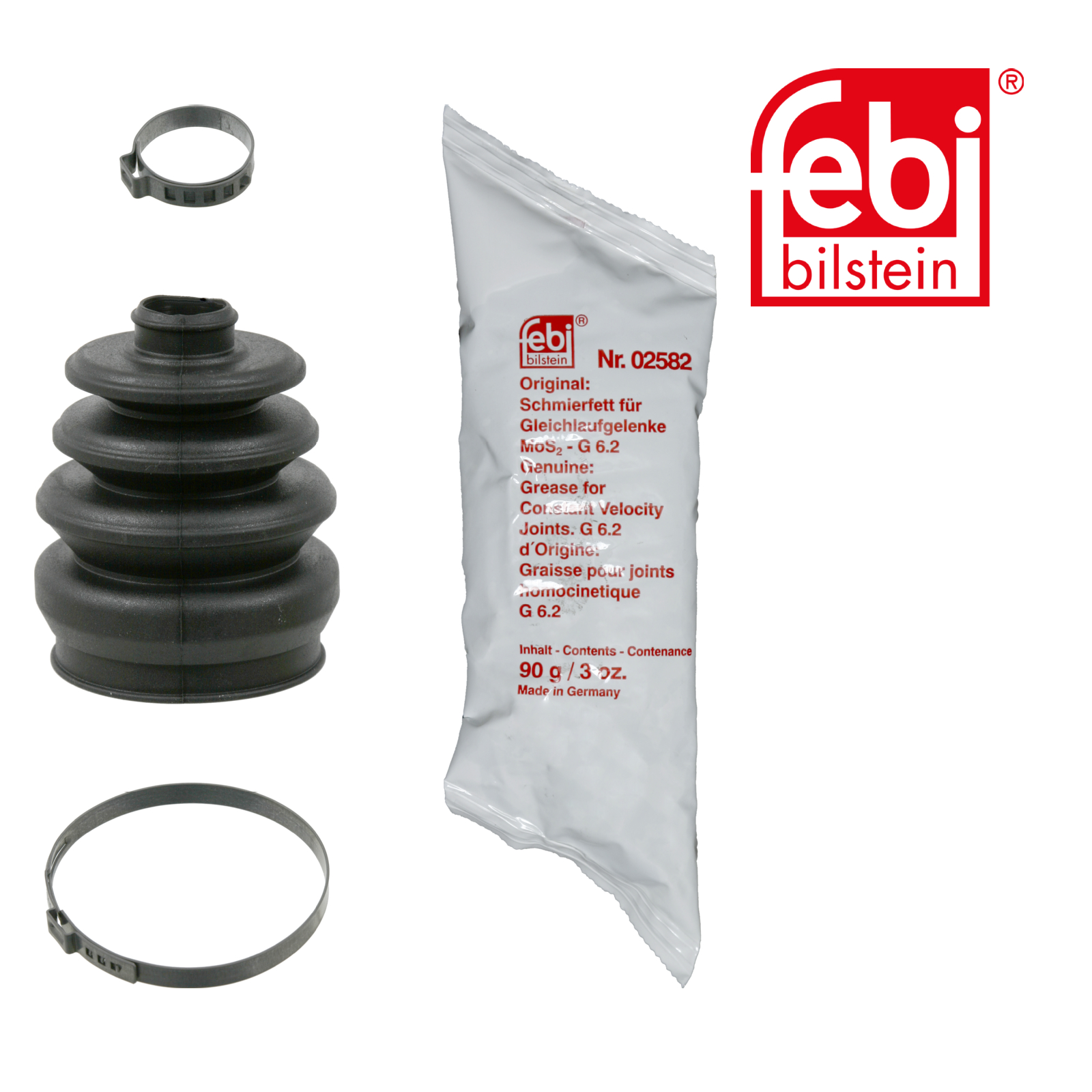 Febi Drive Shaft Bellow Kit Wheel Side Rubber 12806