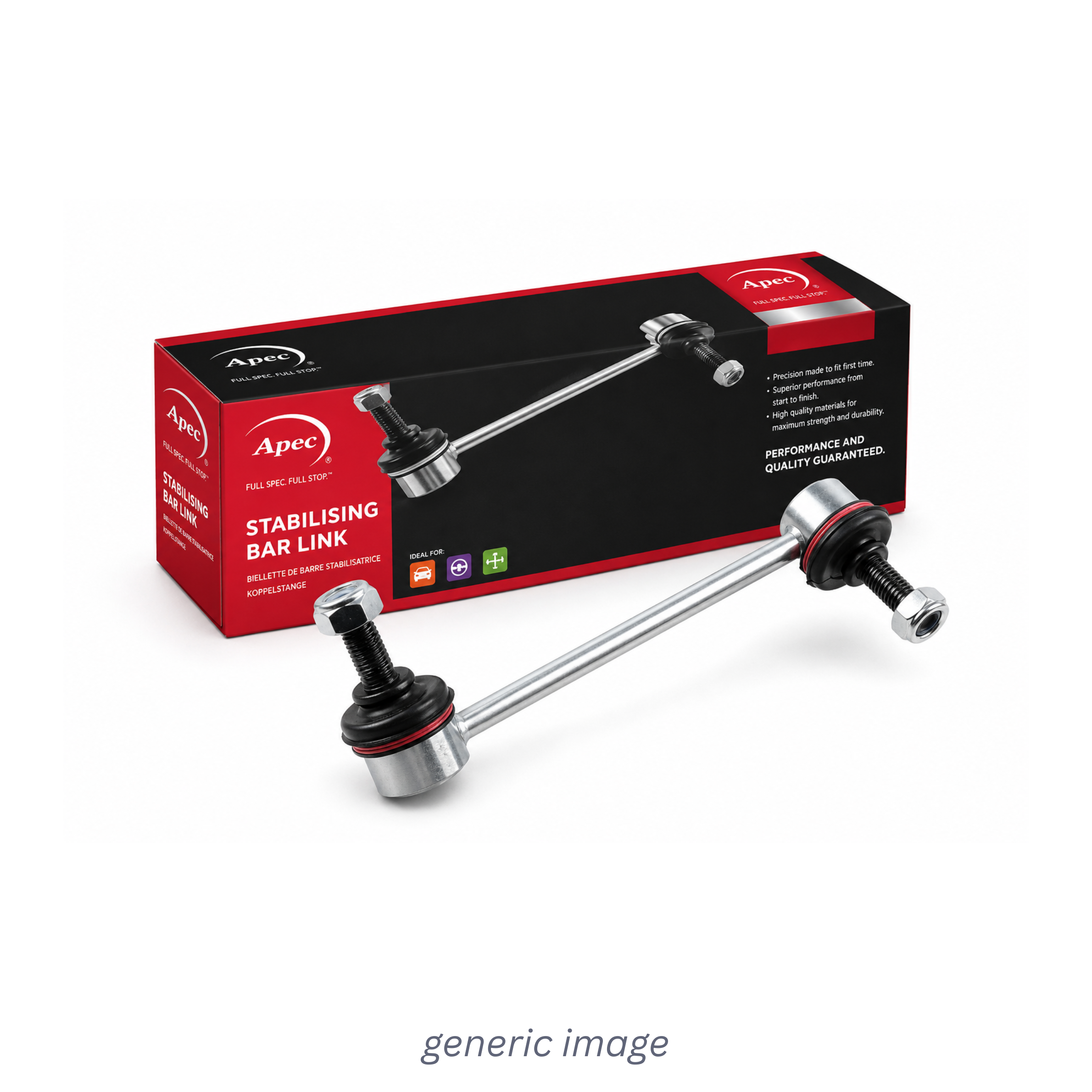 Apec 2 x Stabiliser Bar Links fits Kia Sorento I 2002-2011 2.4 2.5 3.5