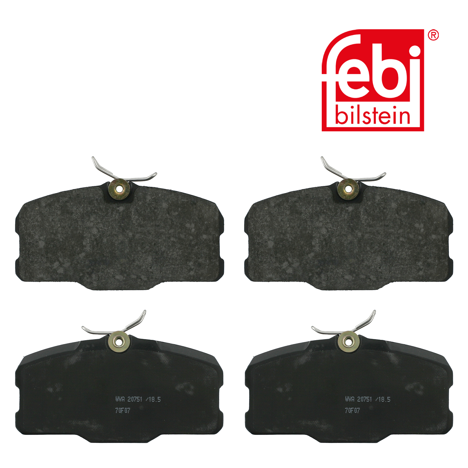 Febi Front Brake Pad Set 16248