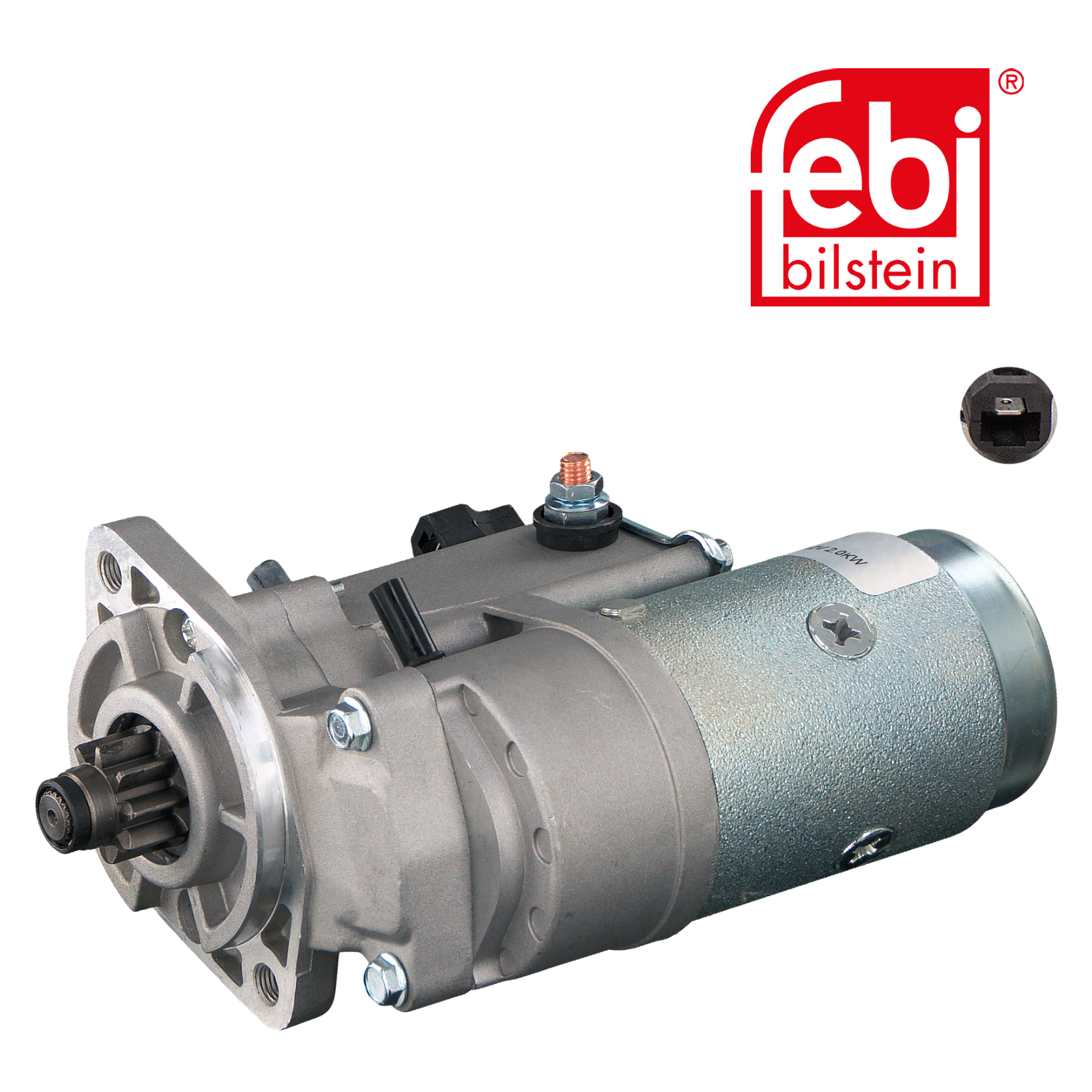 Febi Starter Motor 12V 2kW 9 Teeth 101617