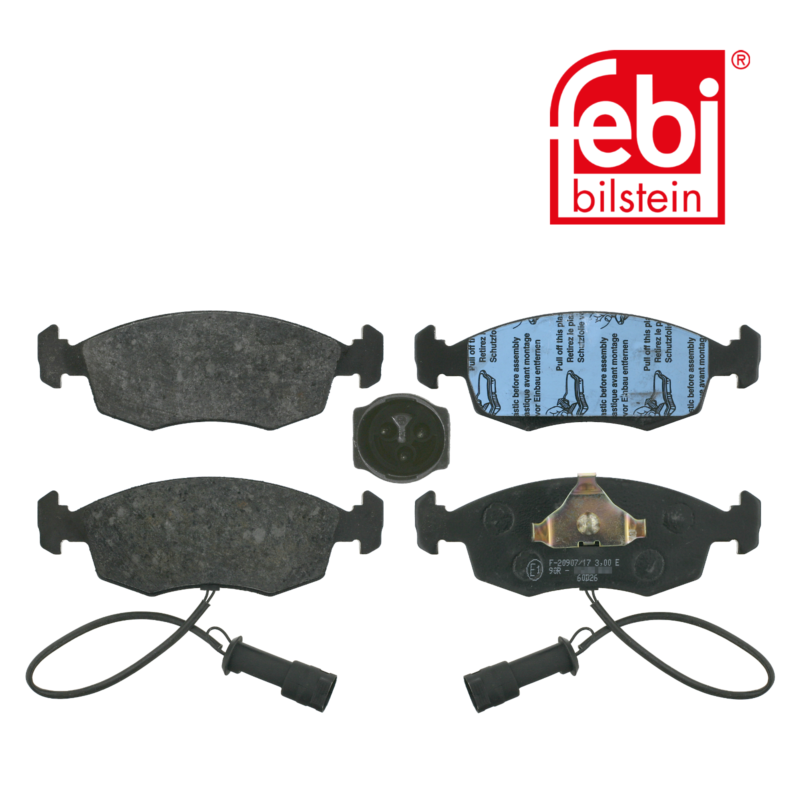 Febi Front Brake Pad Set 16022