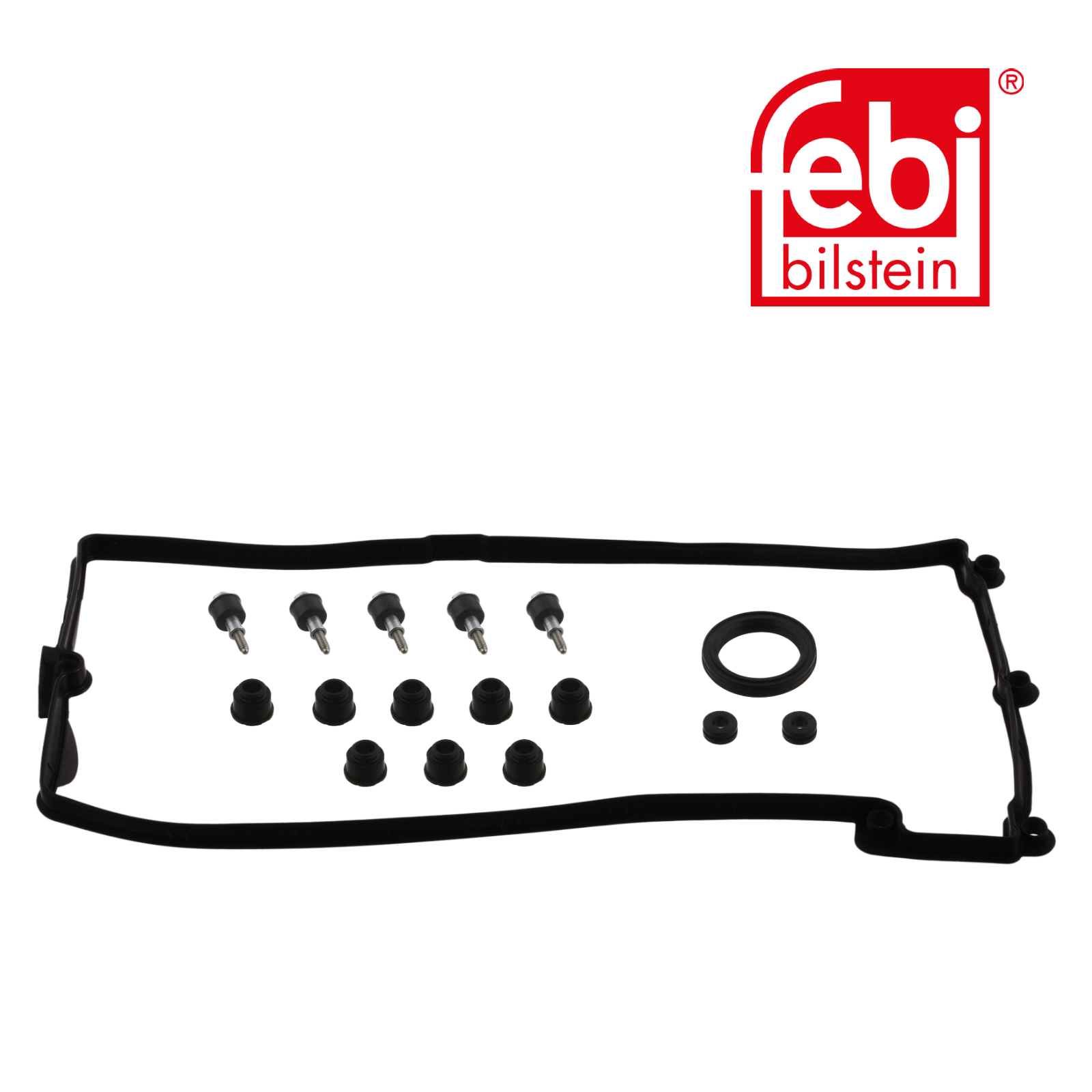 Febi Cylinder Head Cover Gasket Set NBR (nitrile butadiene rubber) 34798