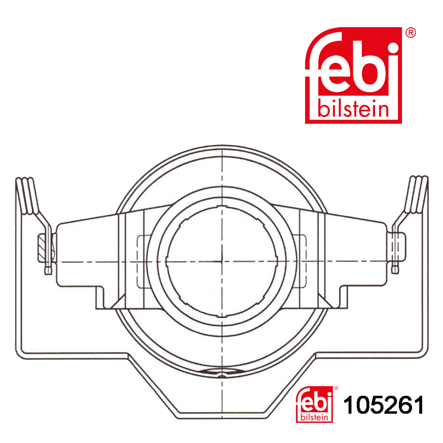 Febi Clutch Release Bearing ID OD 105261