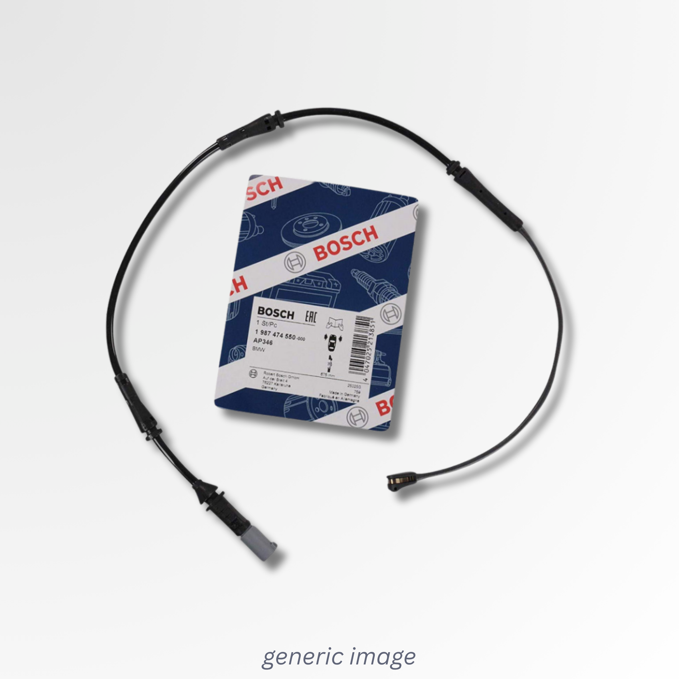 Bosch Brake Pad Wear Sensor Front fits Mercedes-Benz M-Class 1998-2005