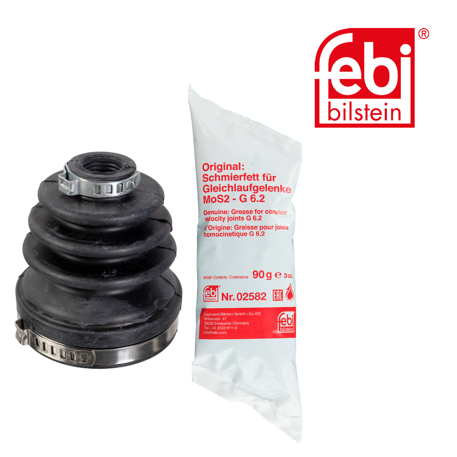 Febi Drive Shaft Bellow Kit Front Thermoplast 179763