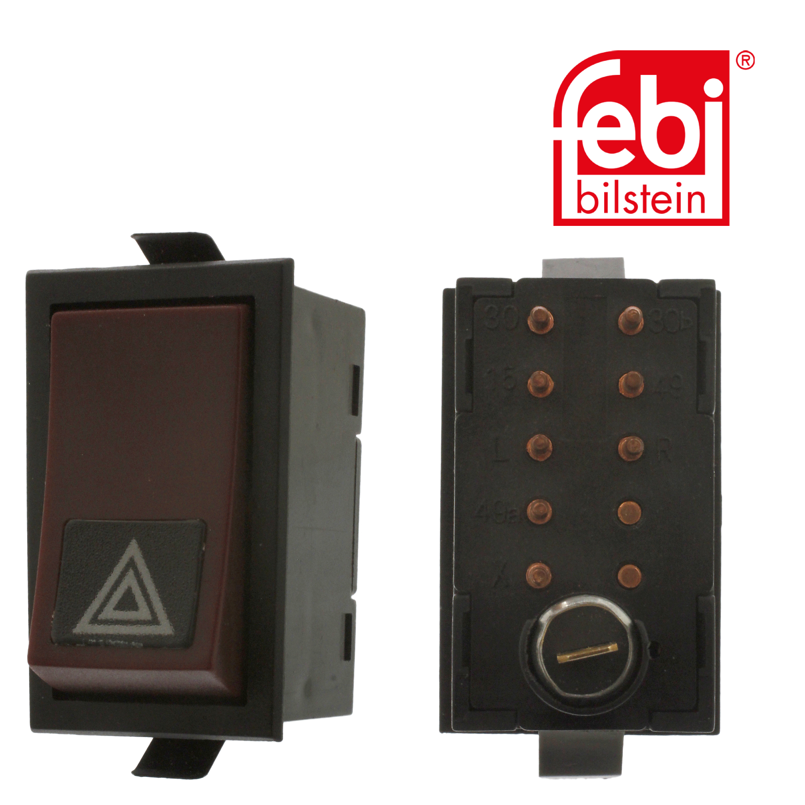 Febi Hazard Warning Light Switch 9 Connectors 11532