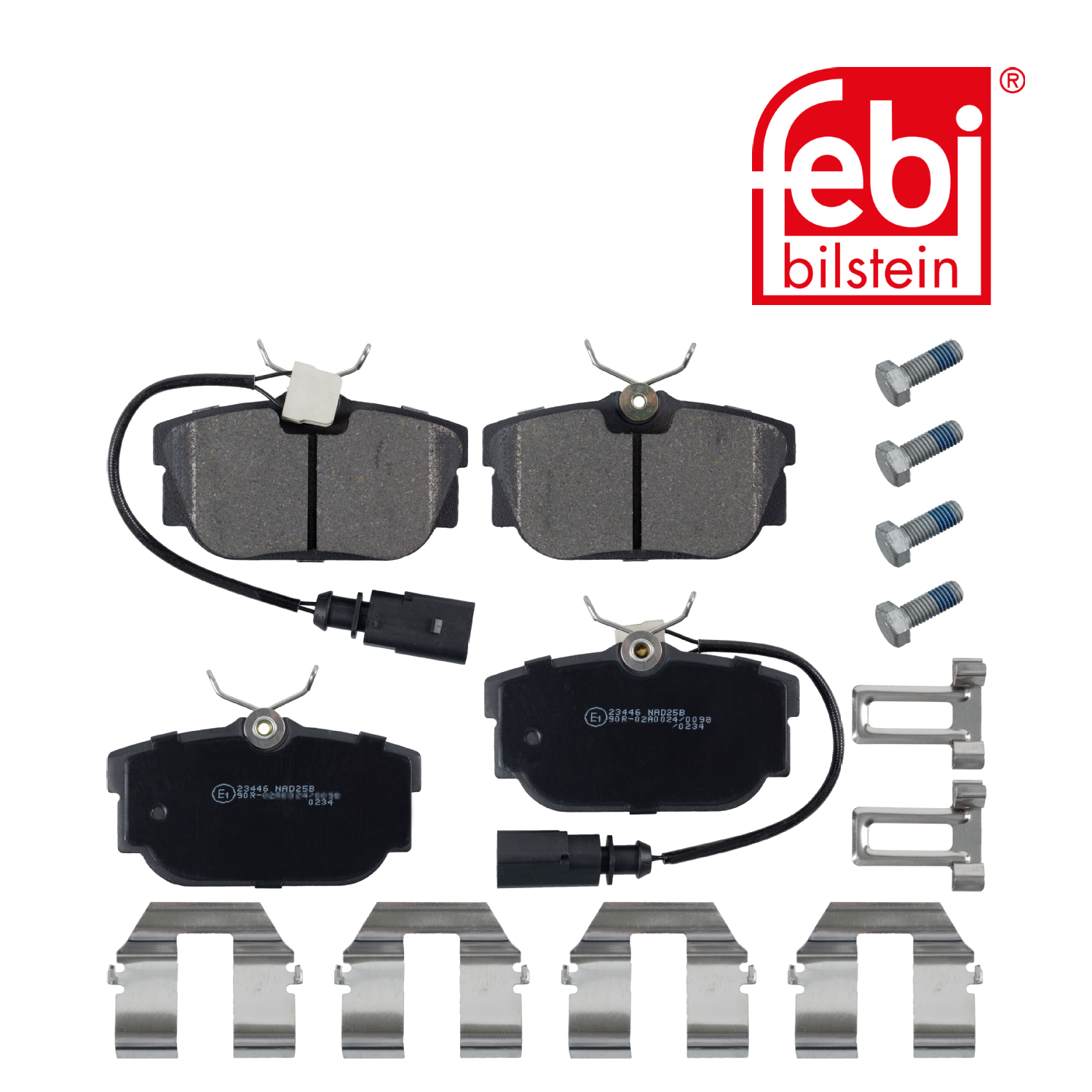 Febi Rear Brake Pad Set 16408