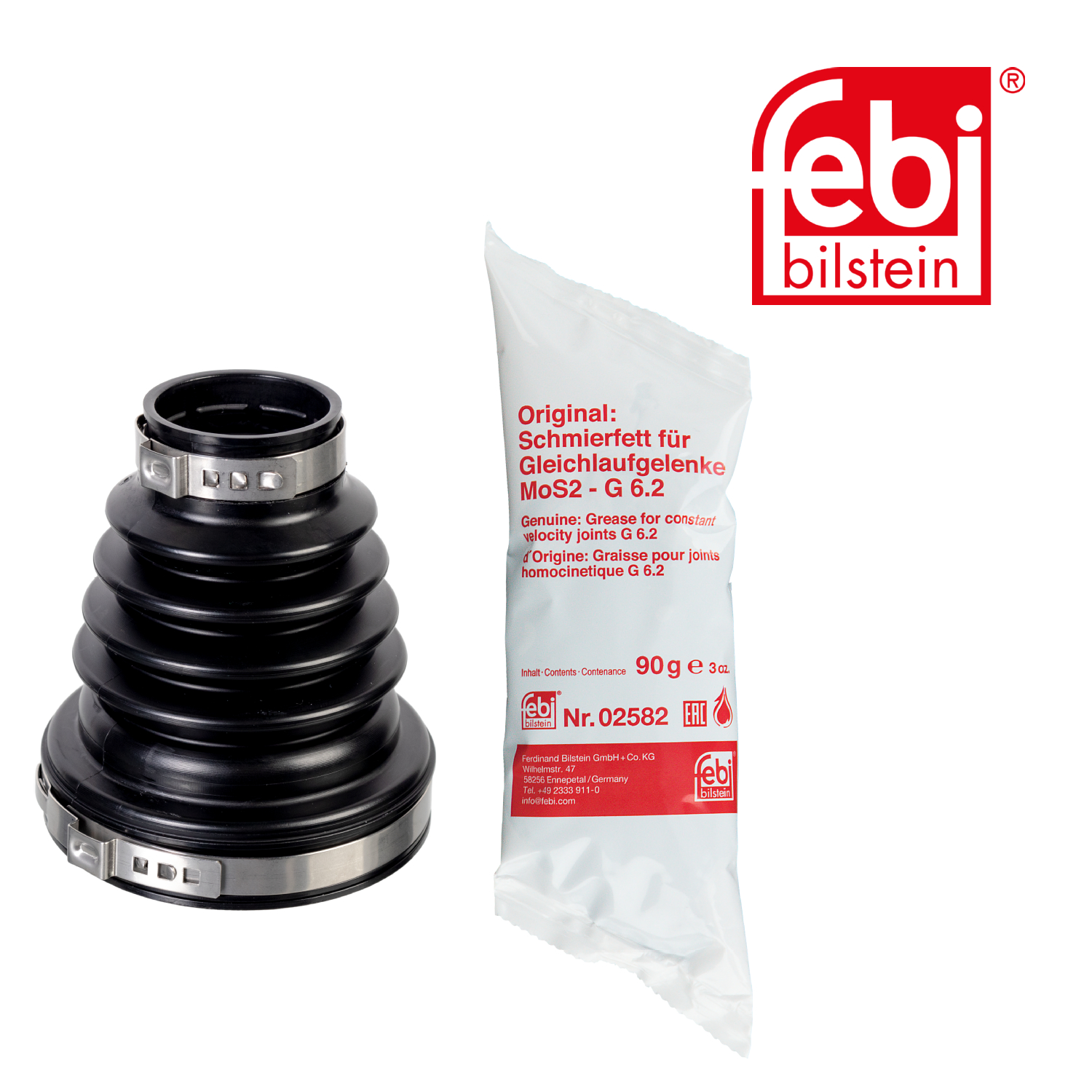 Febi Drive Shaft Bellow Kit Front Right Thermoplastic polyes 176073