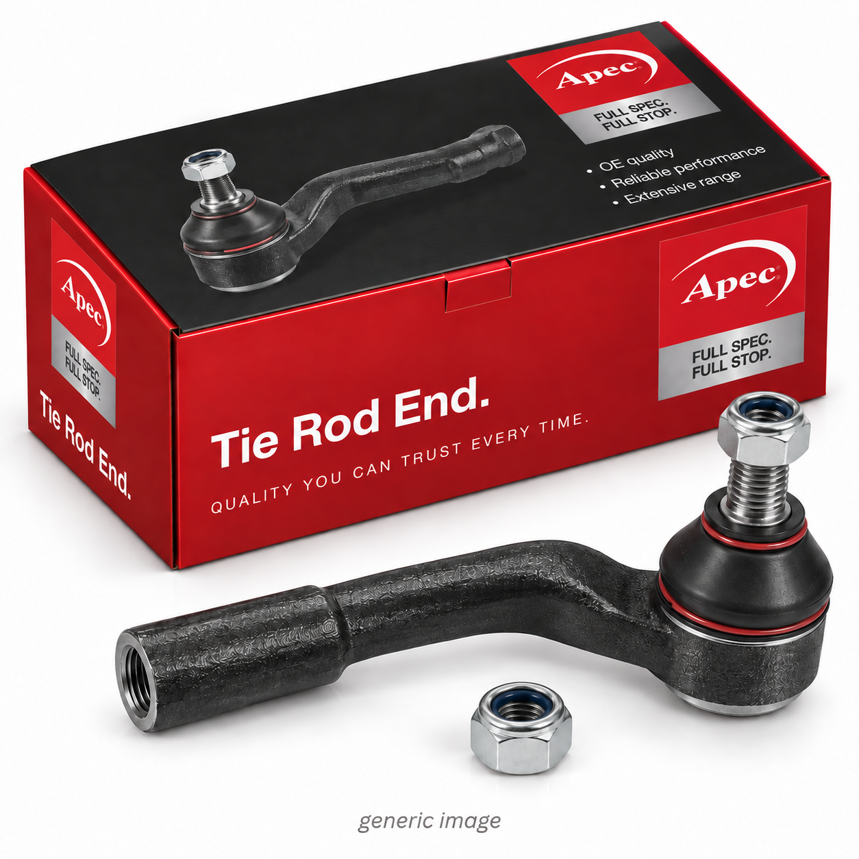 Apec Steering Tie Rod End Ball Joint Front Left AST7165 OE 201000732AA