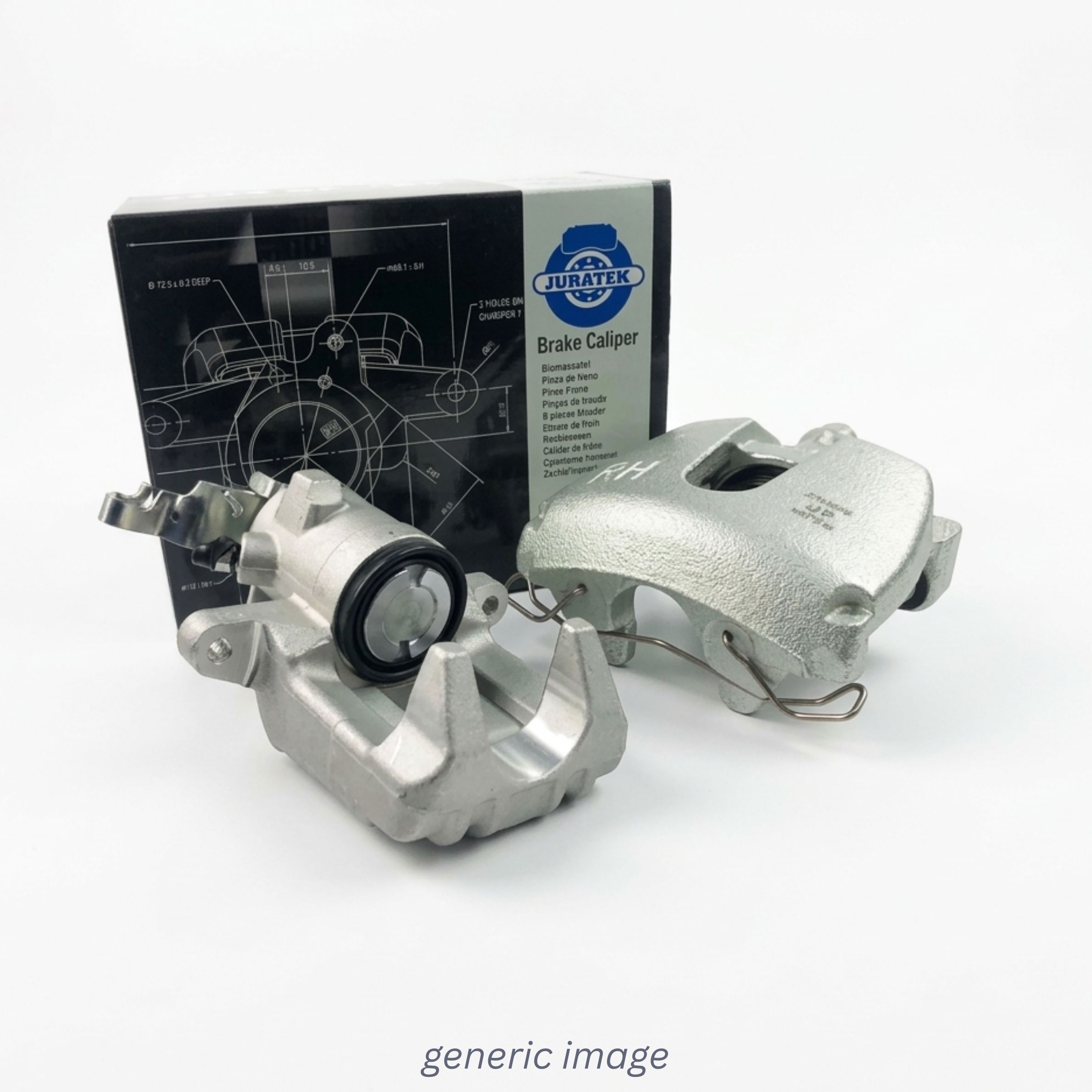 Juratek Brake Caliper Assembly Rear Right fits BMW 3 2004-2013