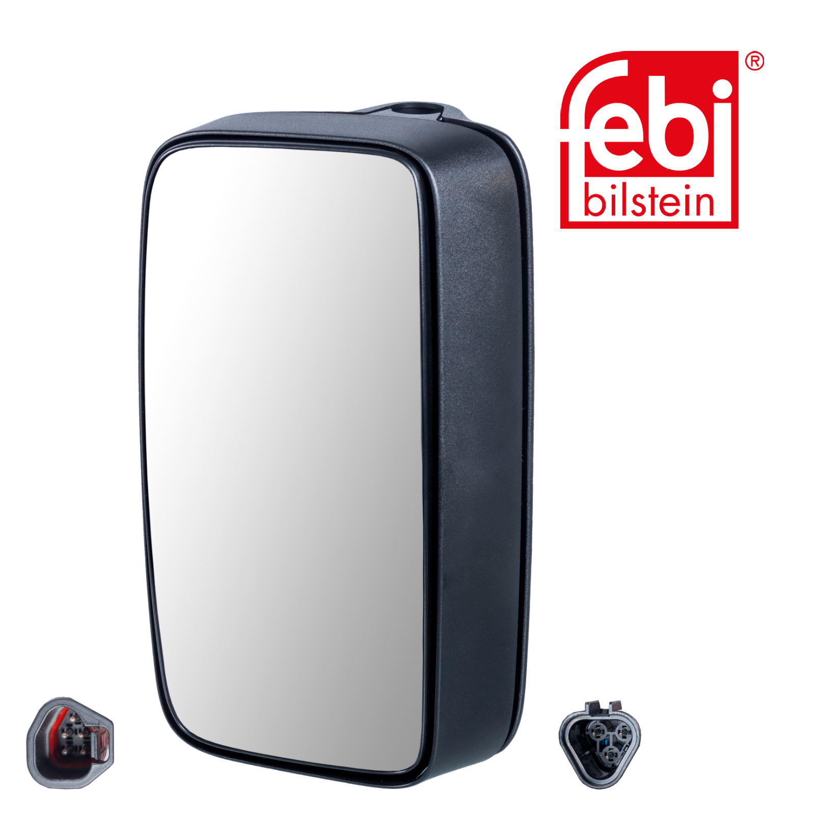 Febi Driver Cab Exterior Mirror Wide 120mm Thick 107945