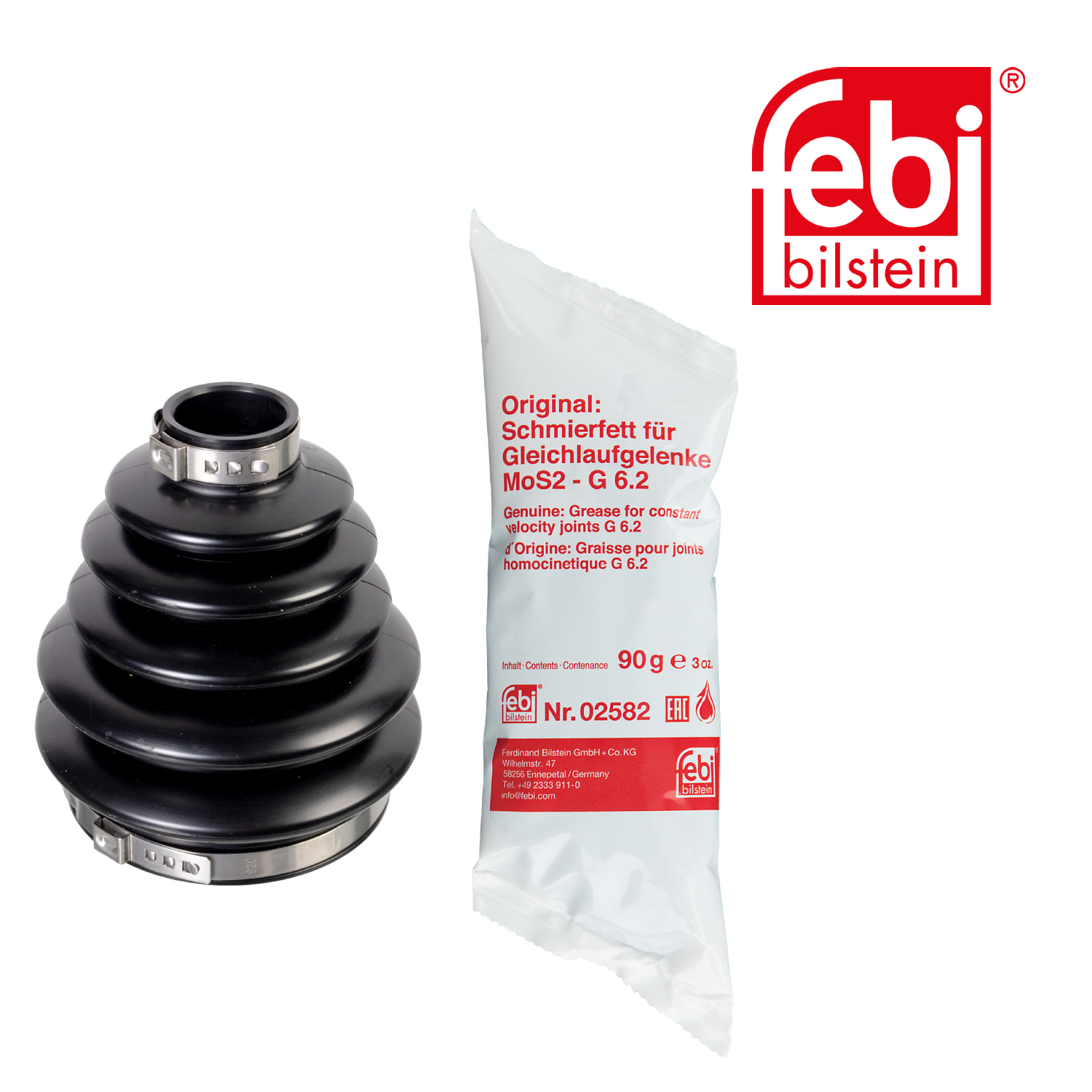 Febi Drive Shaft Bellow Kit Front Left Thermoplast 175143