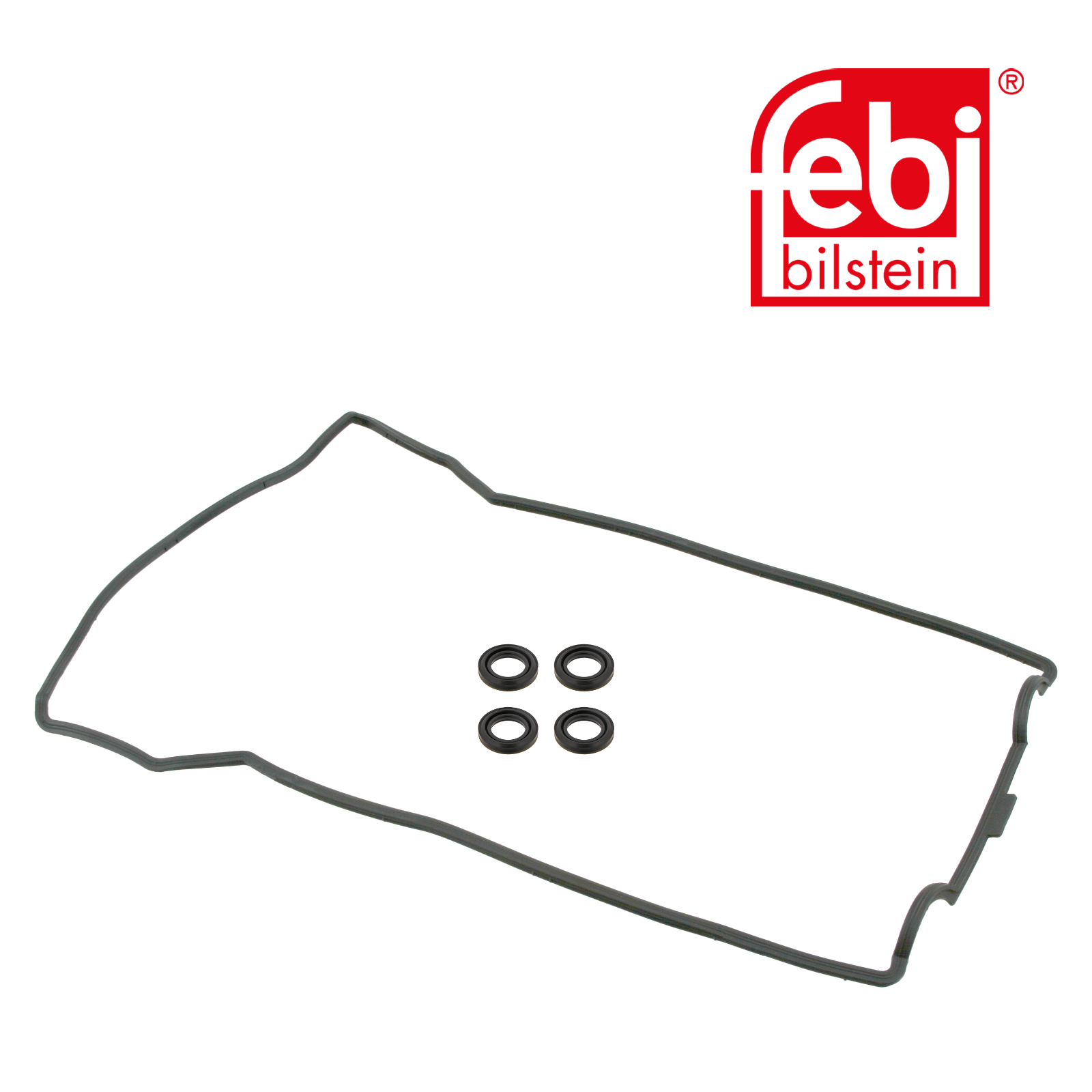 Febi Cylinder Head Cover Gasket Set ACM (Polyacrylate) 31974