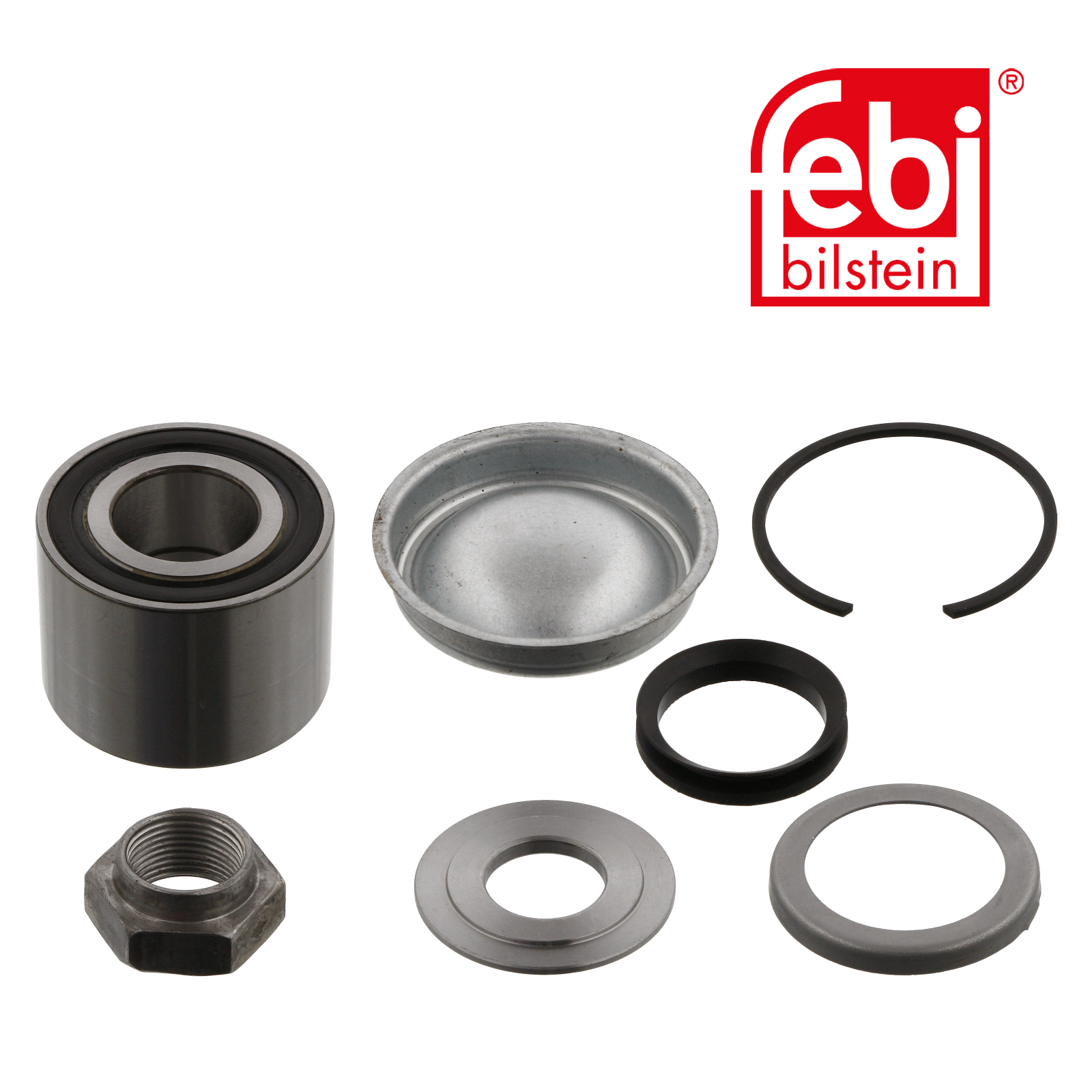 Febi Wheel Bearing Kit Rear Right 52mm 34924