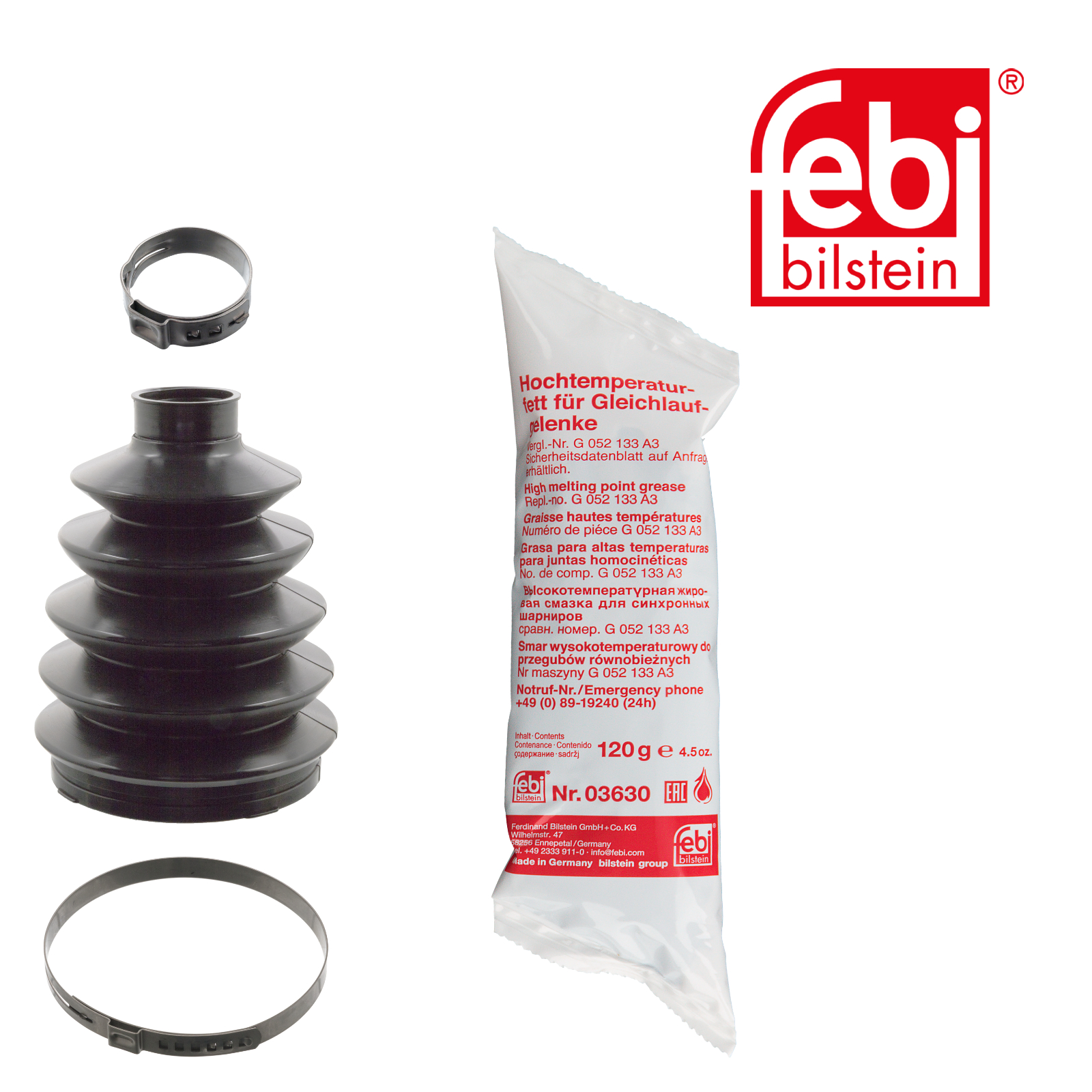 Febi Drive Shaft Bellow Kit Wheel Side Thermoplast 101862