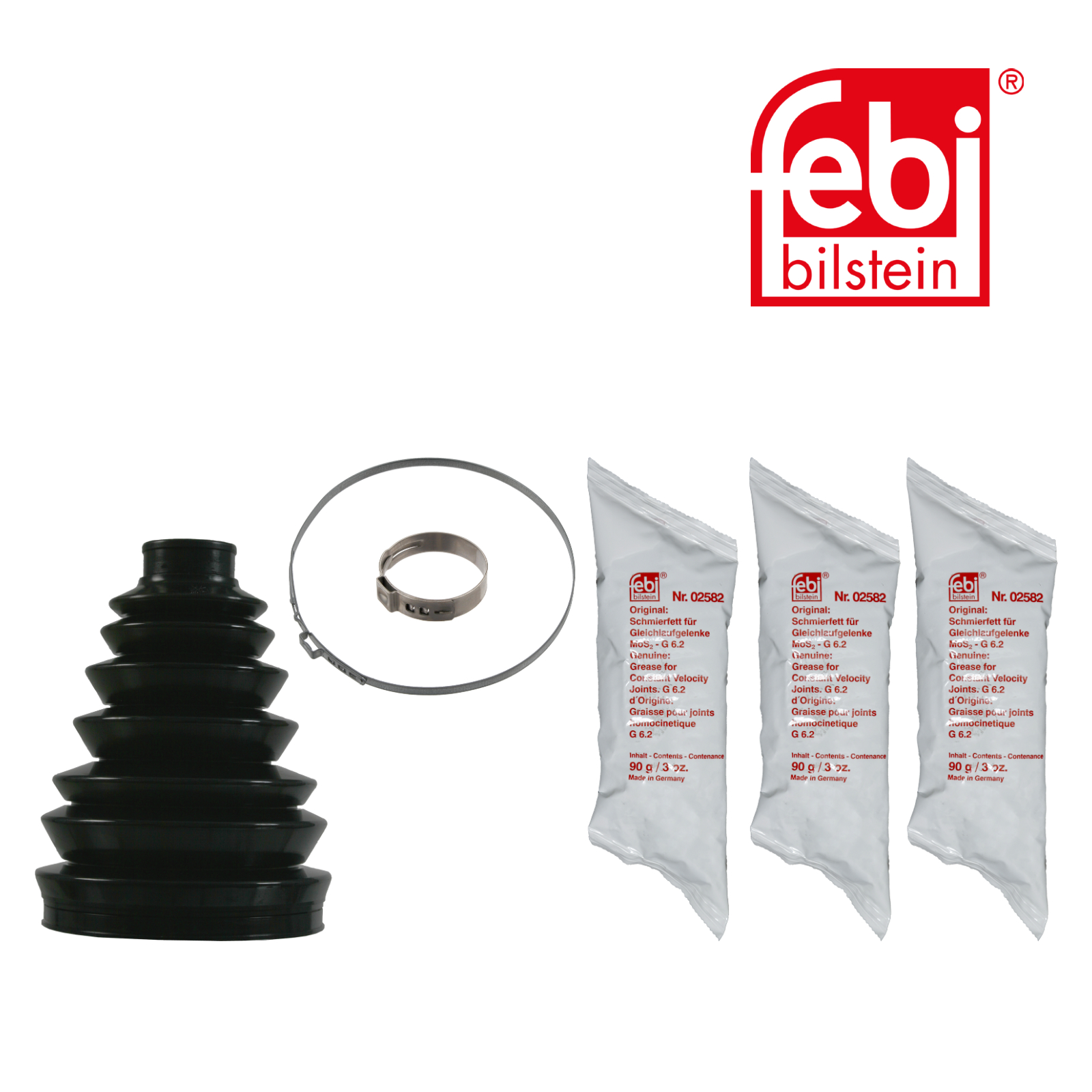 Febi Drive Shaft Bellow Kit Wheel Side Thermoplast 18577