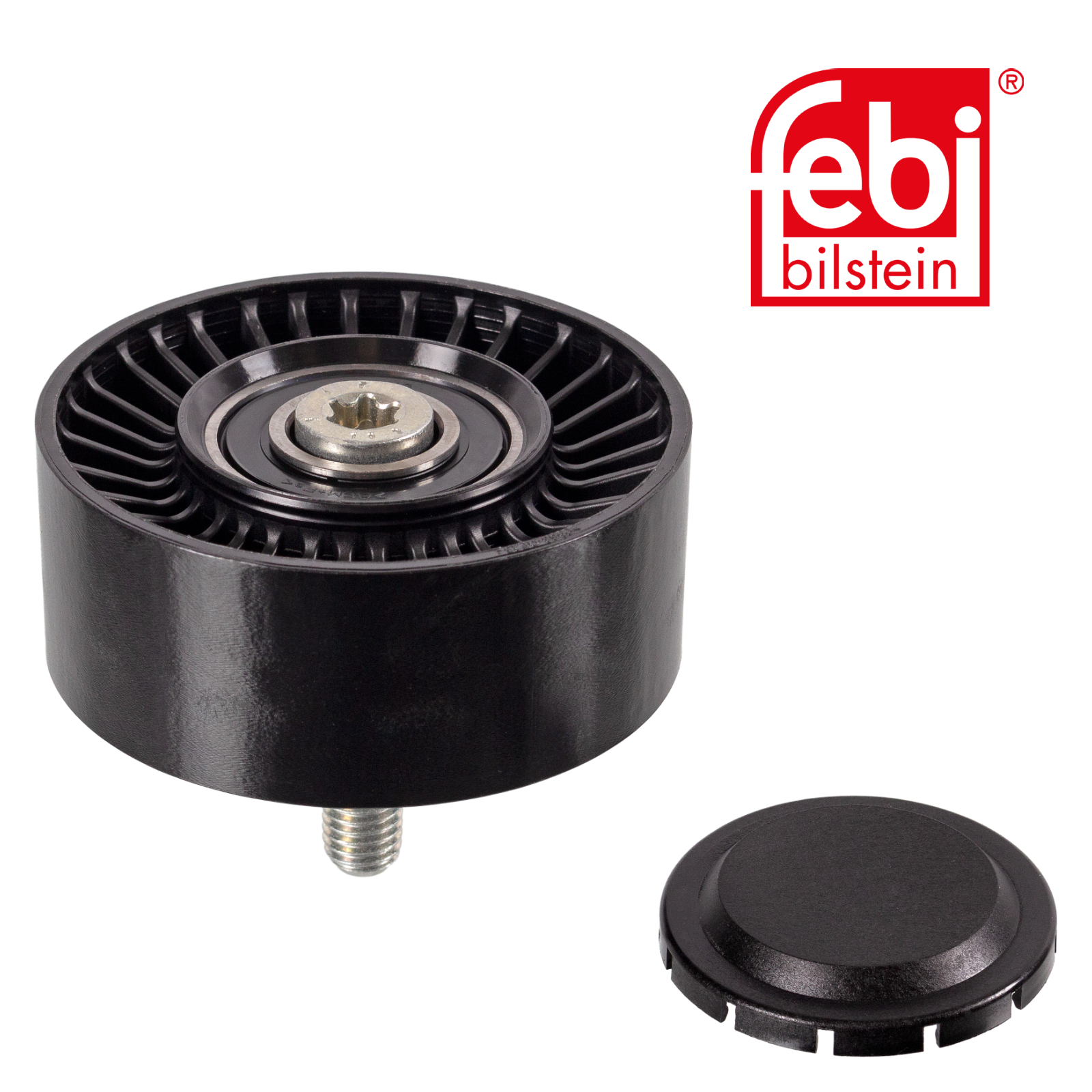 Febi V-Ribbed Belt Deflection/Guide Pulley Left 48741