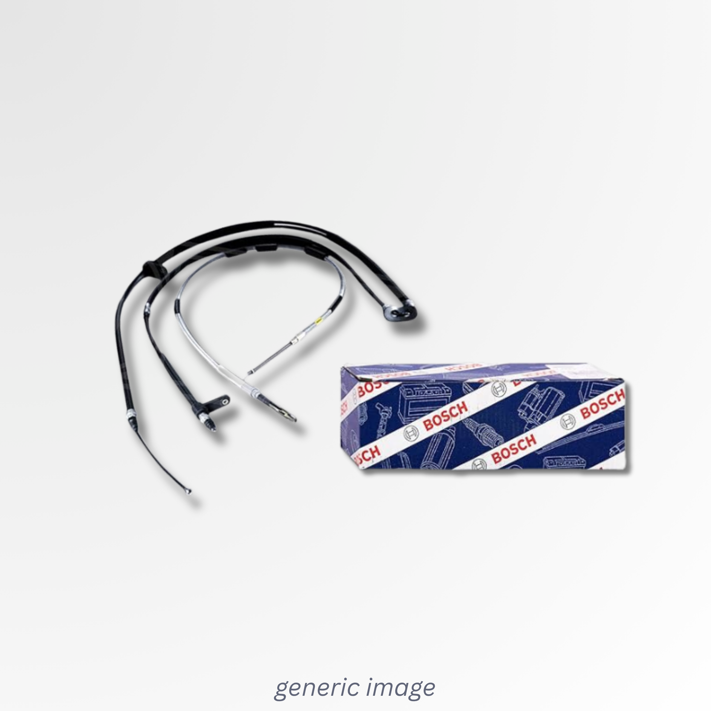 Bosch Handbrake Cable Left Rear fits Kia Picanto I 2004-2011 1.0 1.1