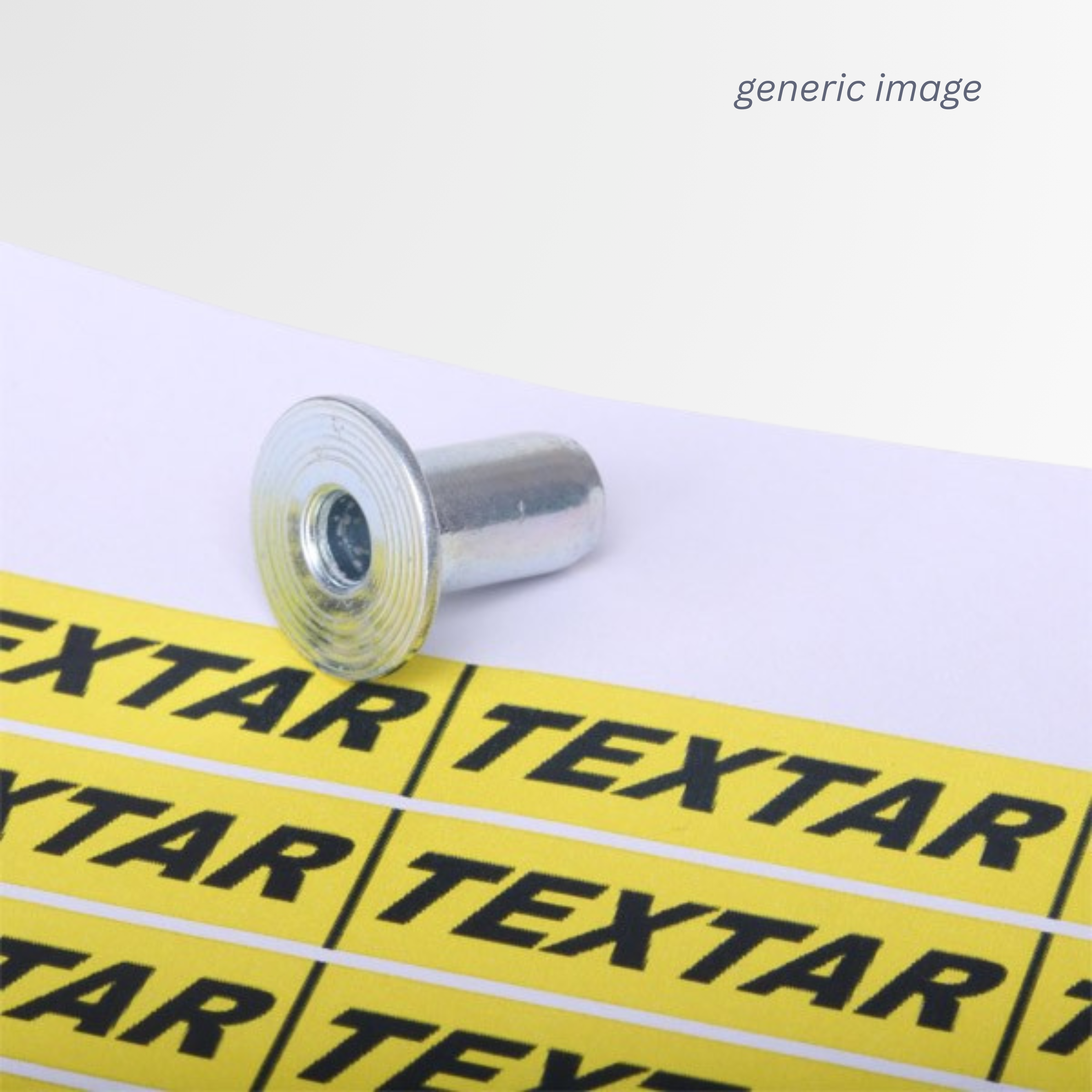 Textar 100 x Drum Brake Lining Rivet Steel 86000201