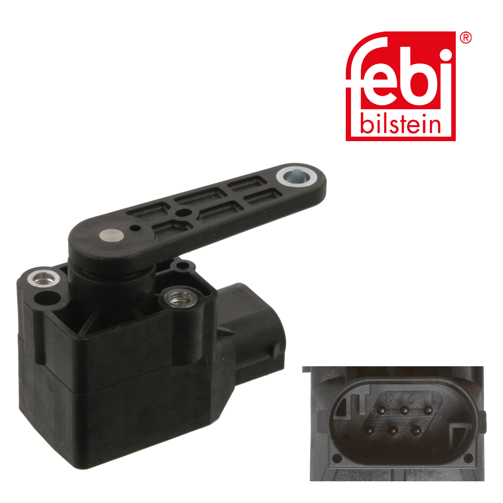Febi Headlight Levelling Sensor 6 Connectors 12V 38771