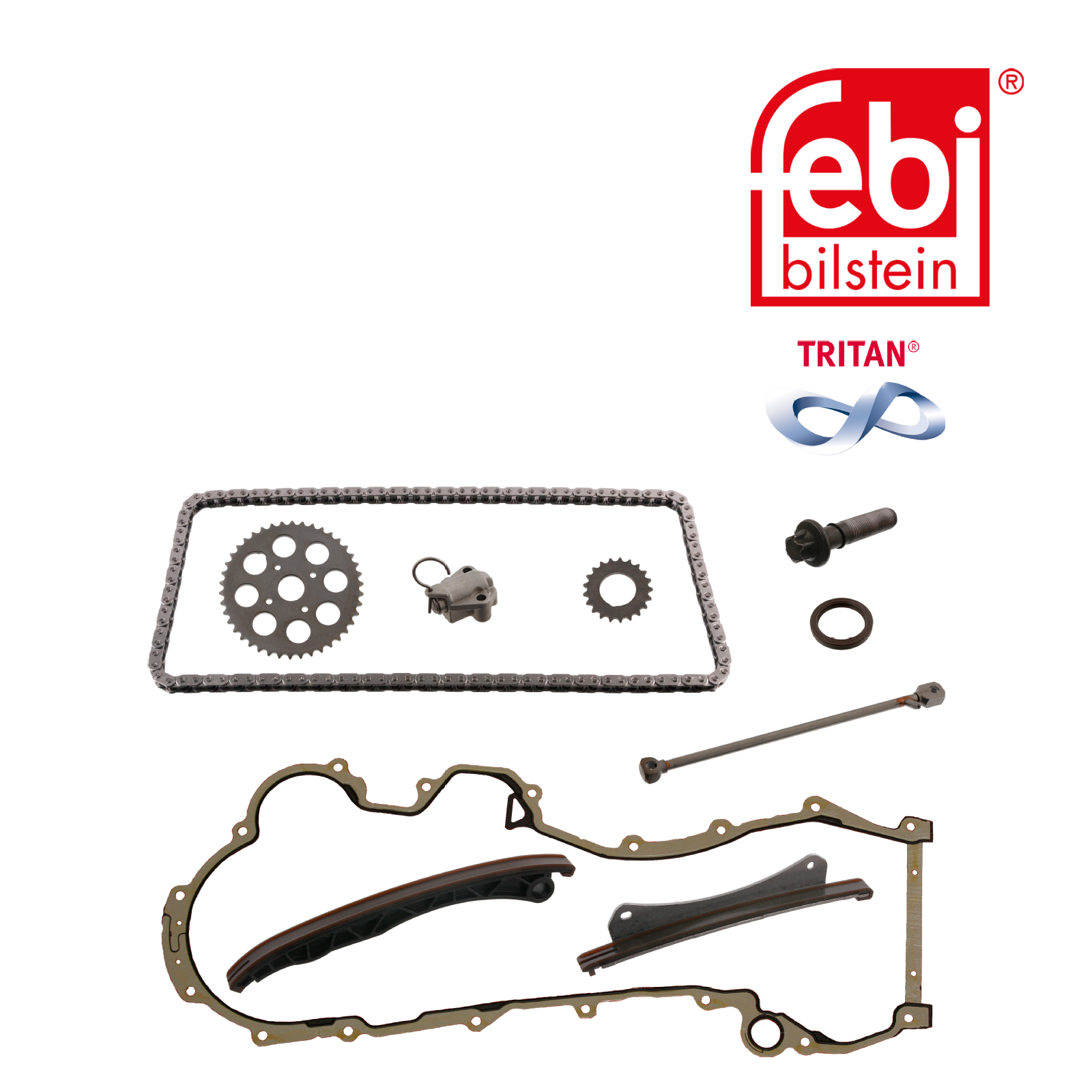 Febi Timing Chain Kit Set 120 Links 8mm 100754