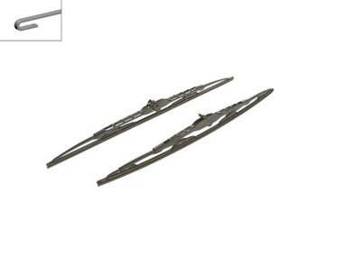 Bosch Twin Spoiler Wiper Blade Set 550mm + 530mm — 582S fits Audi A6 C4
