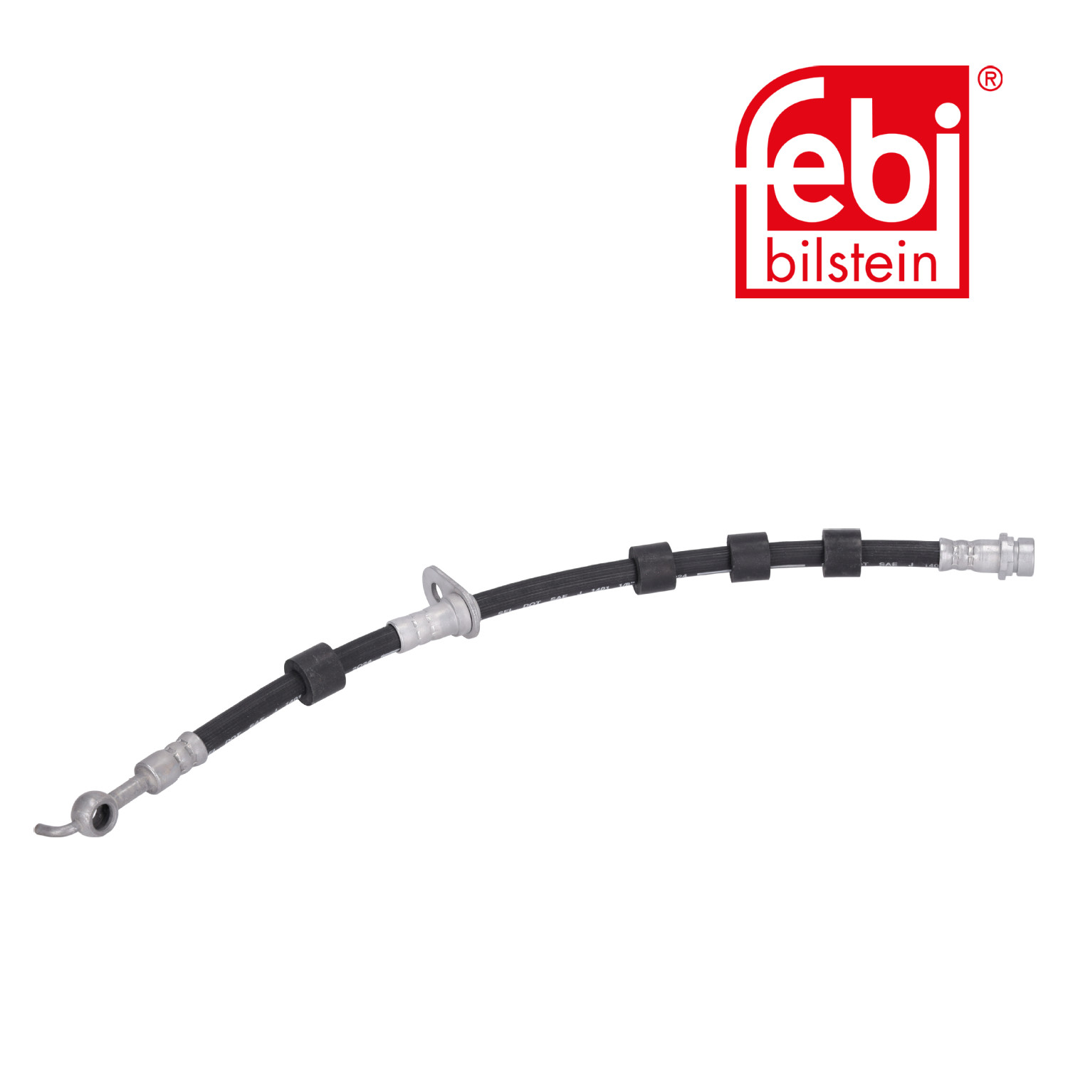 Febi Brake Hydraulic Hose Line Front Right 104240