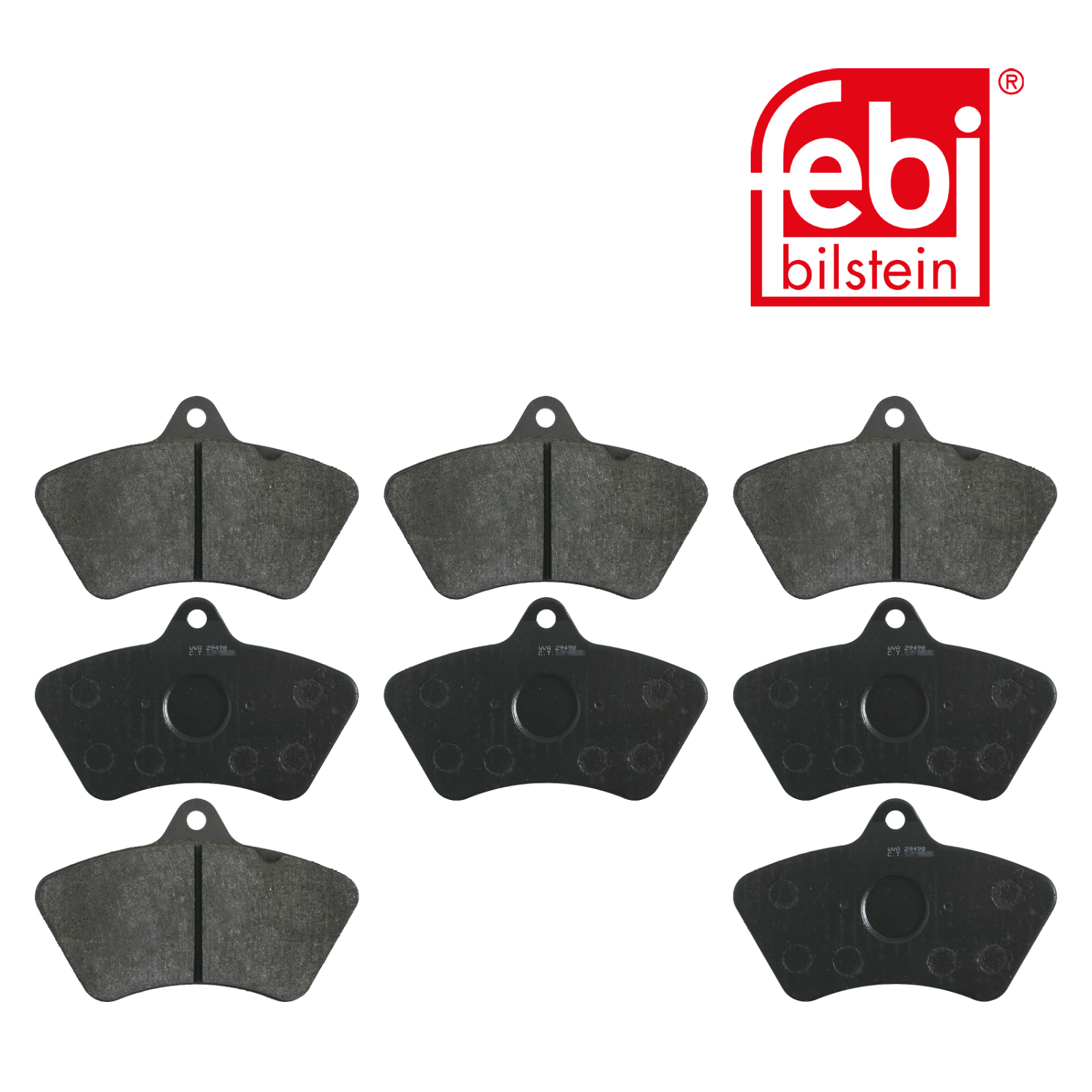 Febi Rear Brake Pad Set 16568